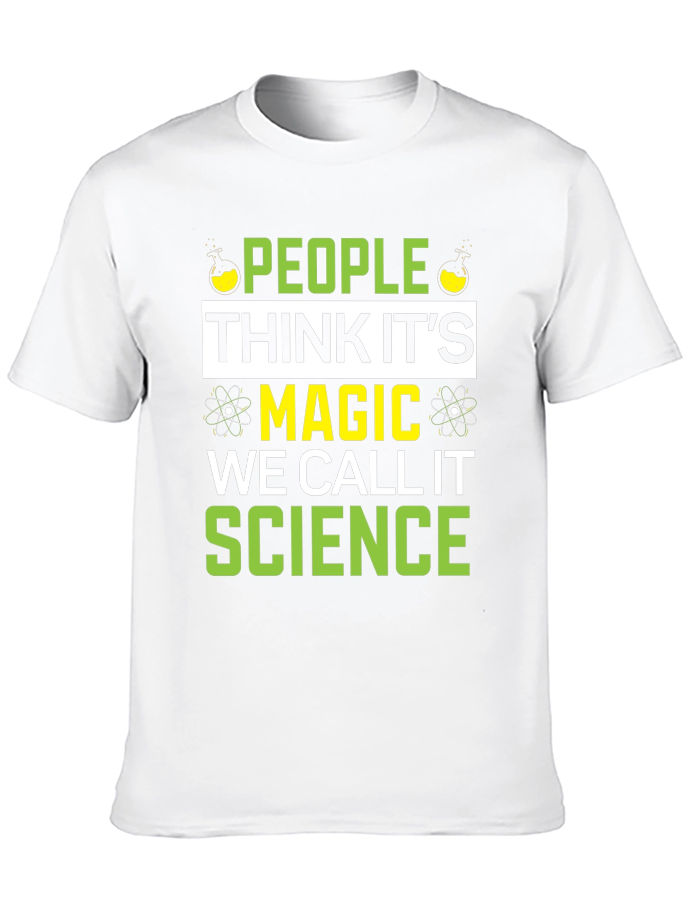 Black Science Magic T-Shirt - Funny Gift for Scientists view 10
