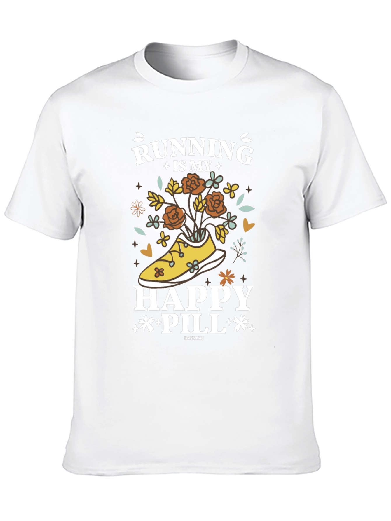 Running is My Happy Pill T-Shirt - 10