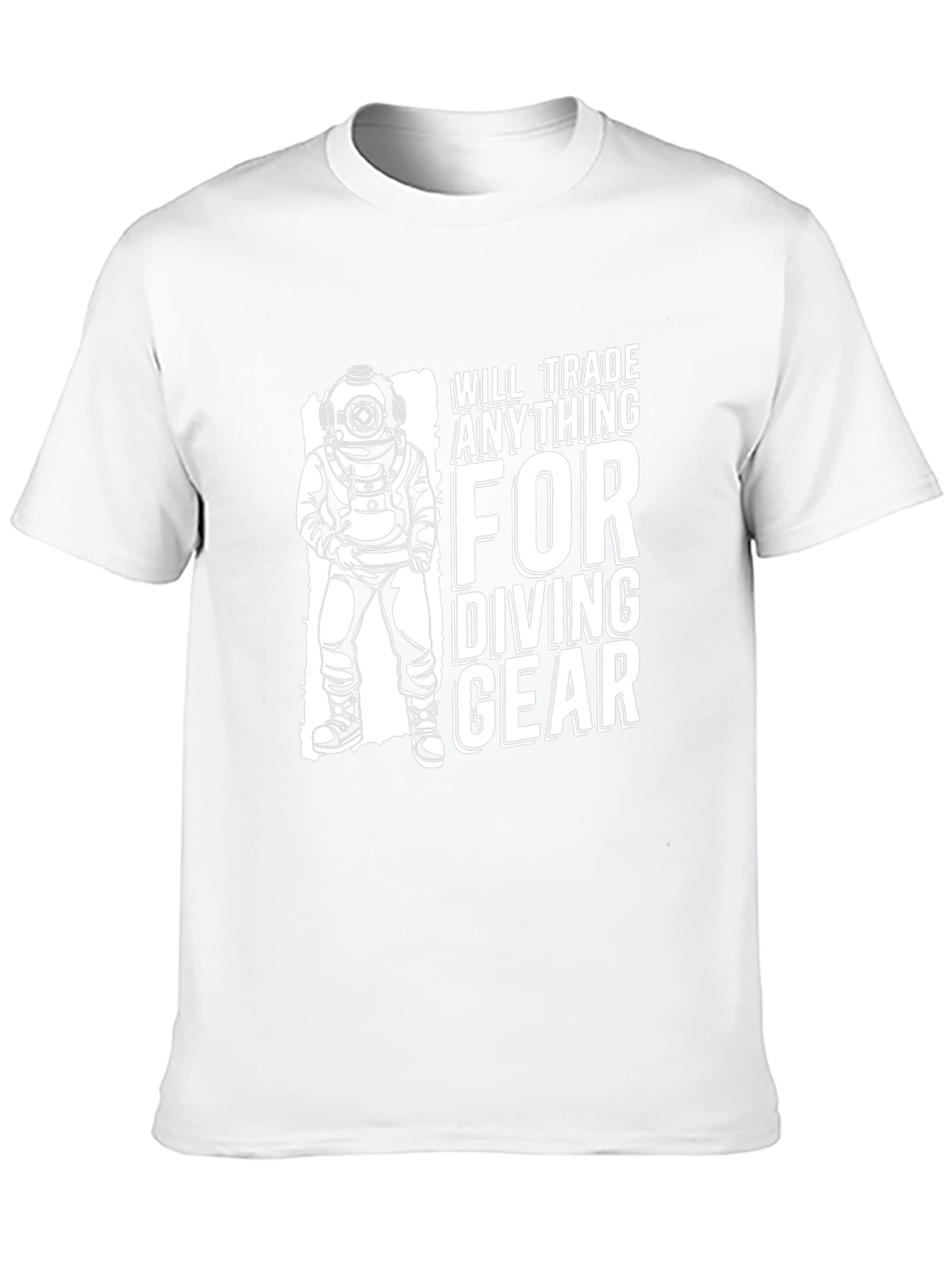 Black Diving Gear T-Shirt: Trade Anything For Diving Gear view 10