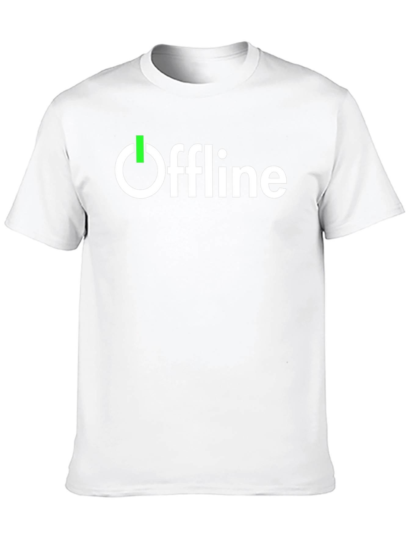 Black Offline Mode T-Shirt - Geeky Style view 10