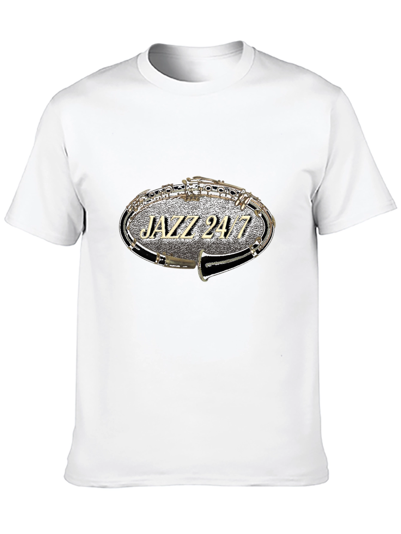 Black Jazz 24/7 Graphic T-Shirt - Music Lover Tee view 10