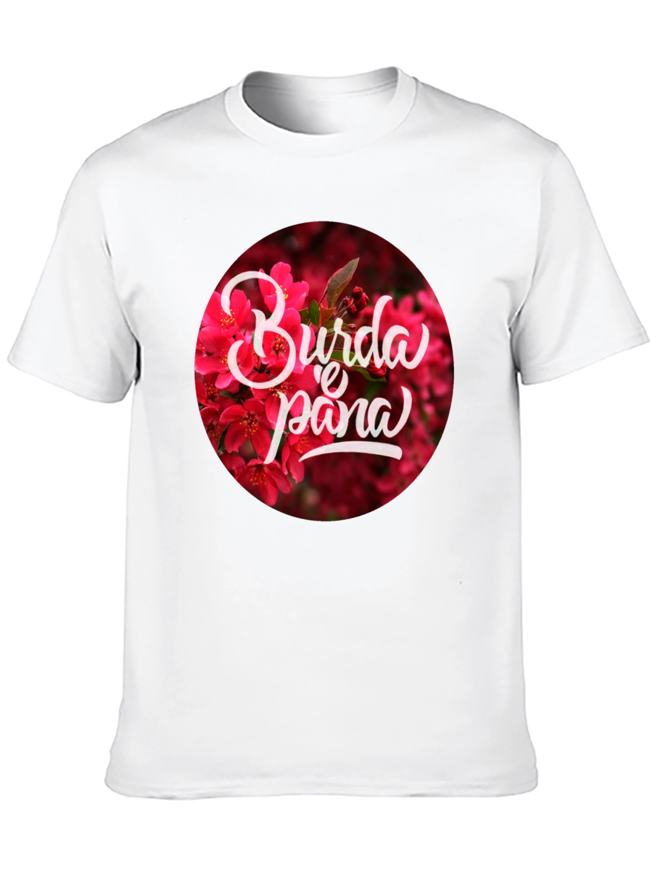 Black Floral Print Graphic T-Shirt view 10