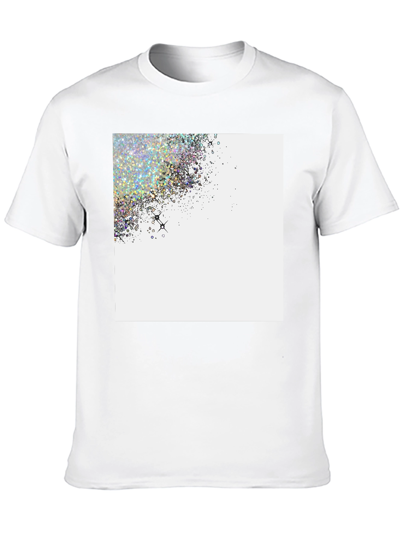 Sparkling Glitter Design Tee - 10