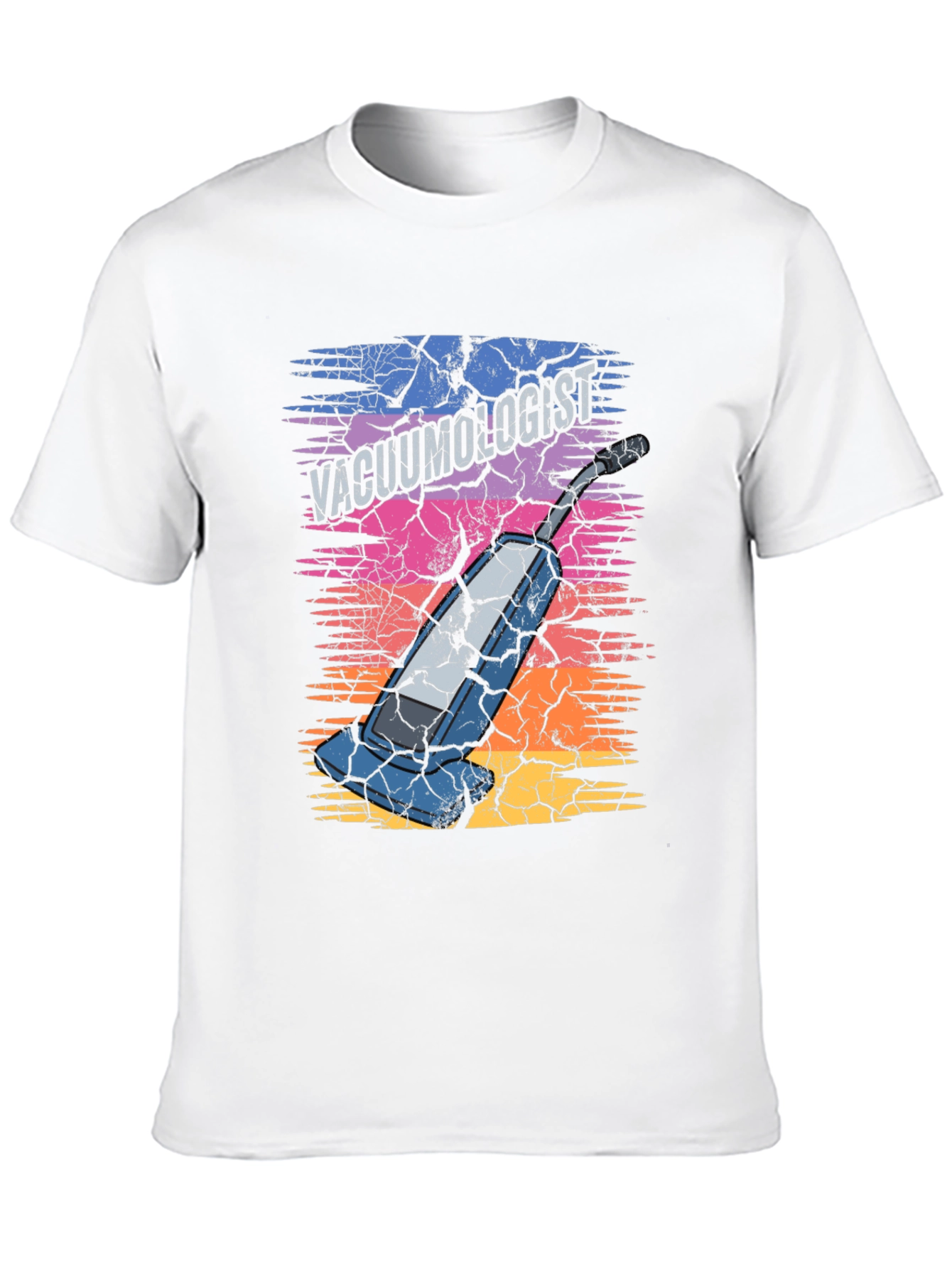 Black Vacuumologist Graphic Tee - Novelty T-Shirt view 10