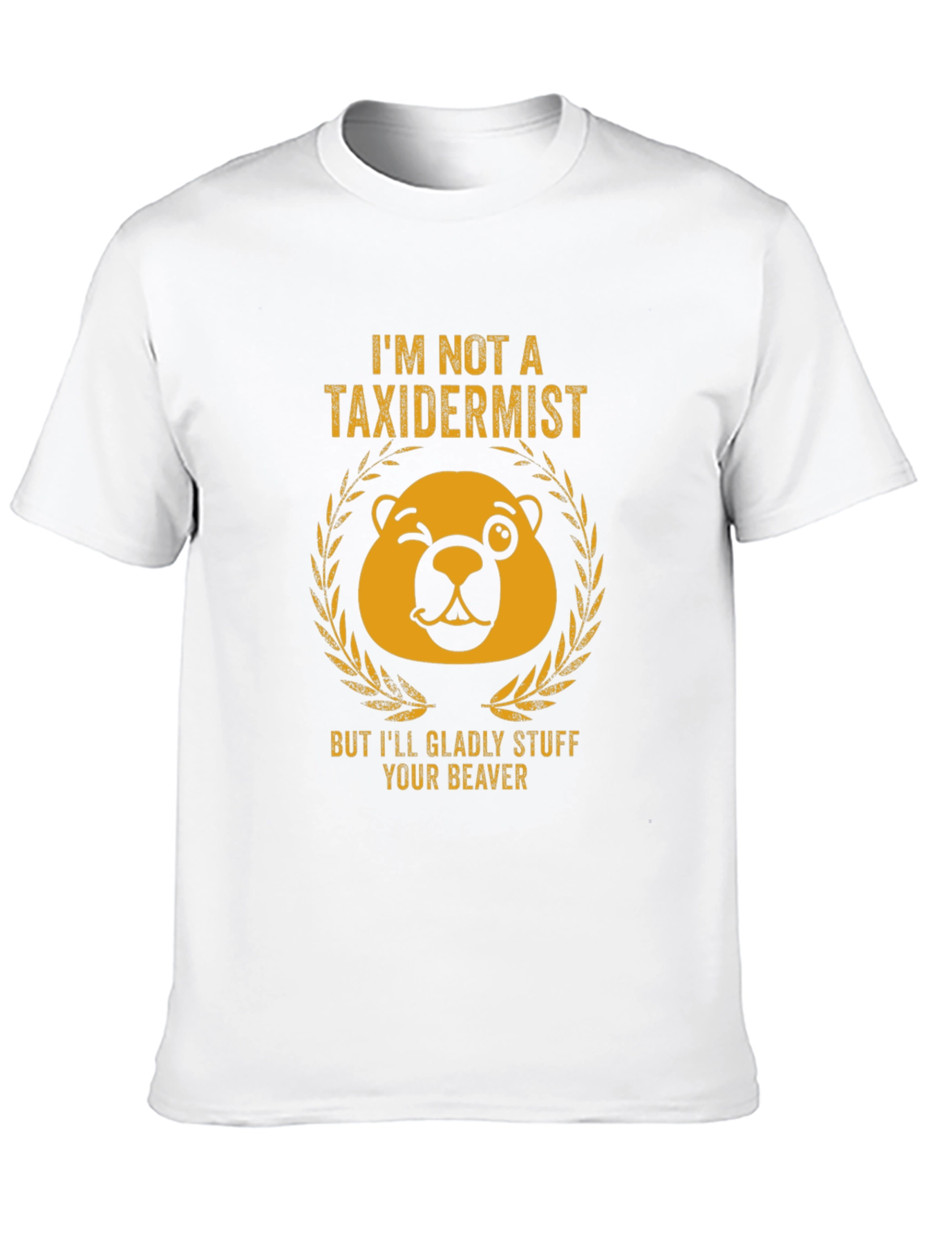 Black Funny Taxidermist Beaver Graphic T-Shirt view 10