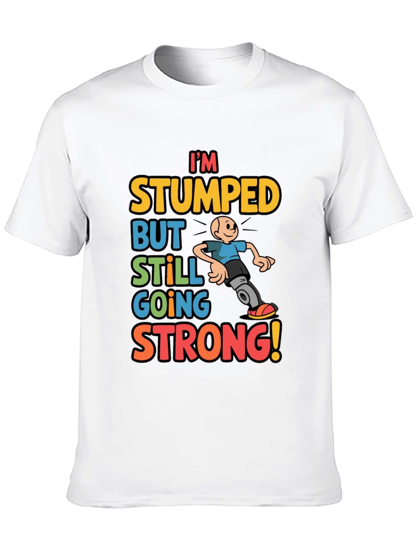 Black I'm Stumped But Still Going Strong Graphic T-Shirt view 10