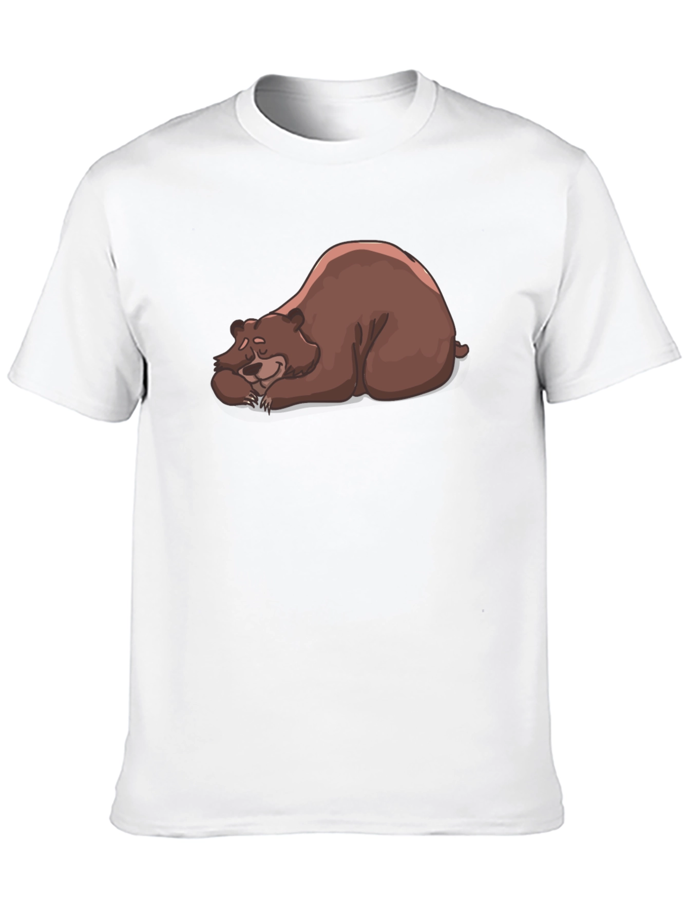 Black Sleeping Bear Graphic Tee - Casual Comfort Style view 10