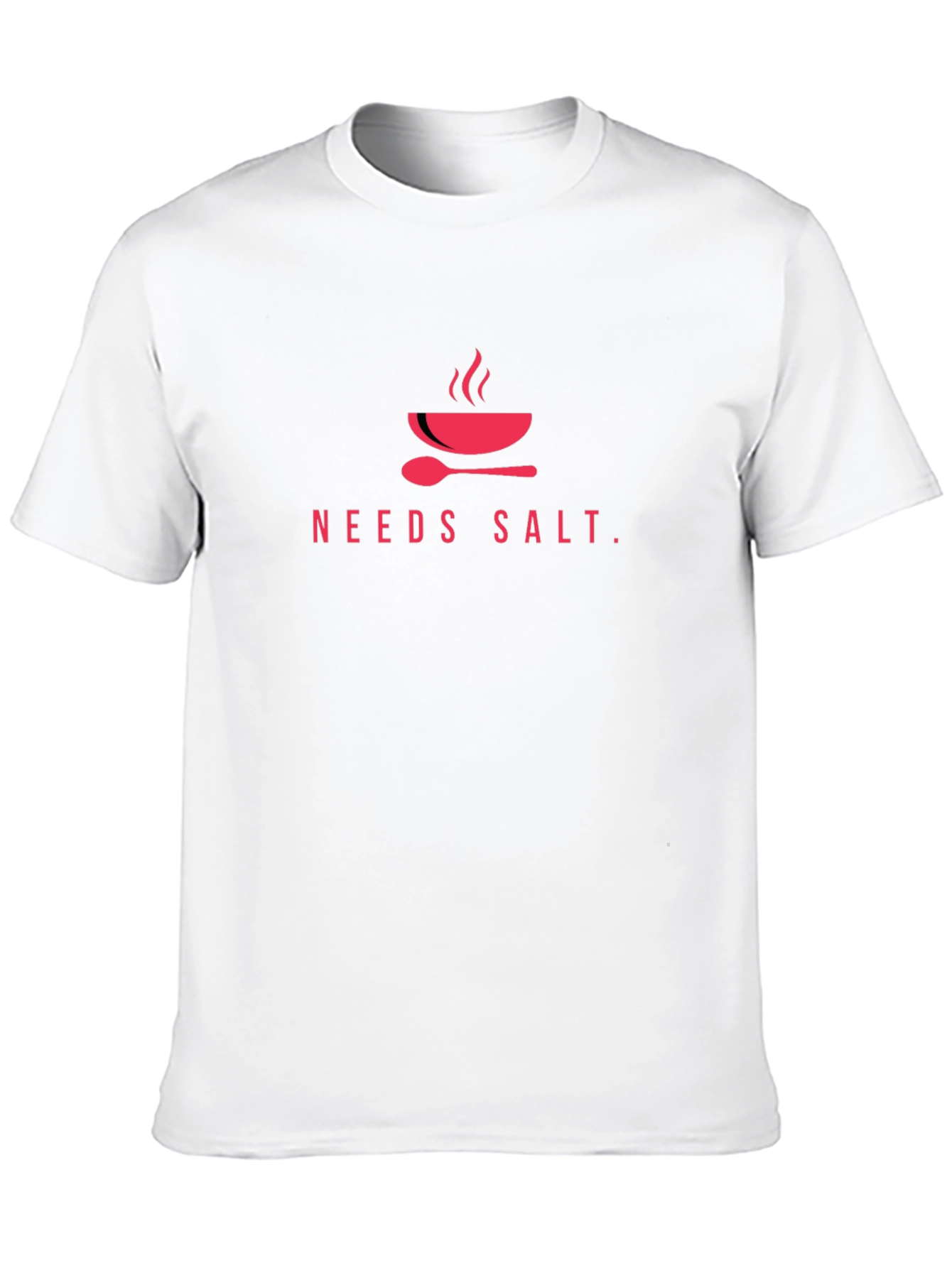 Black Needs Salt Graphic Tee - Unisex Black T-Shirt view 10