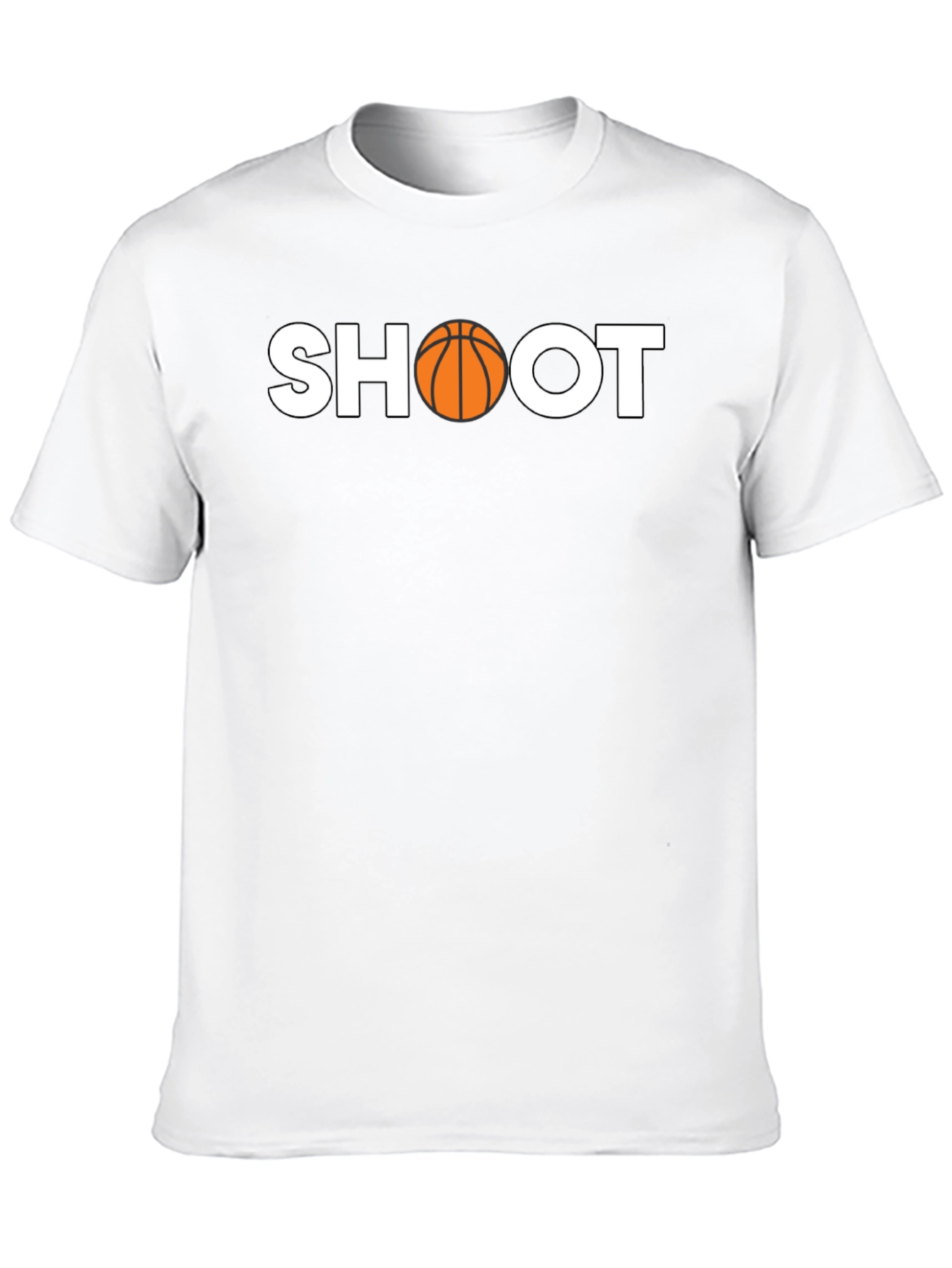Black Basketball Shoot T-Shirt view 10