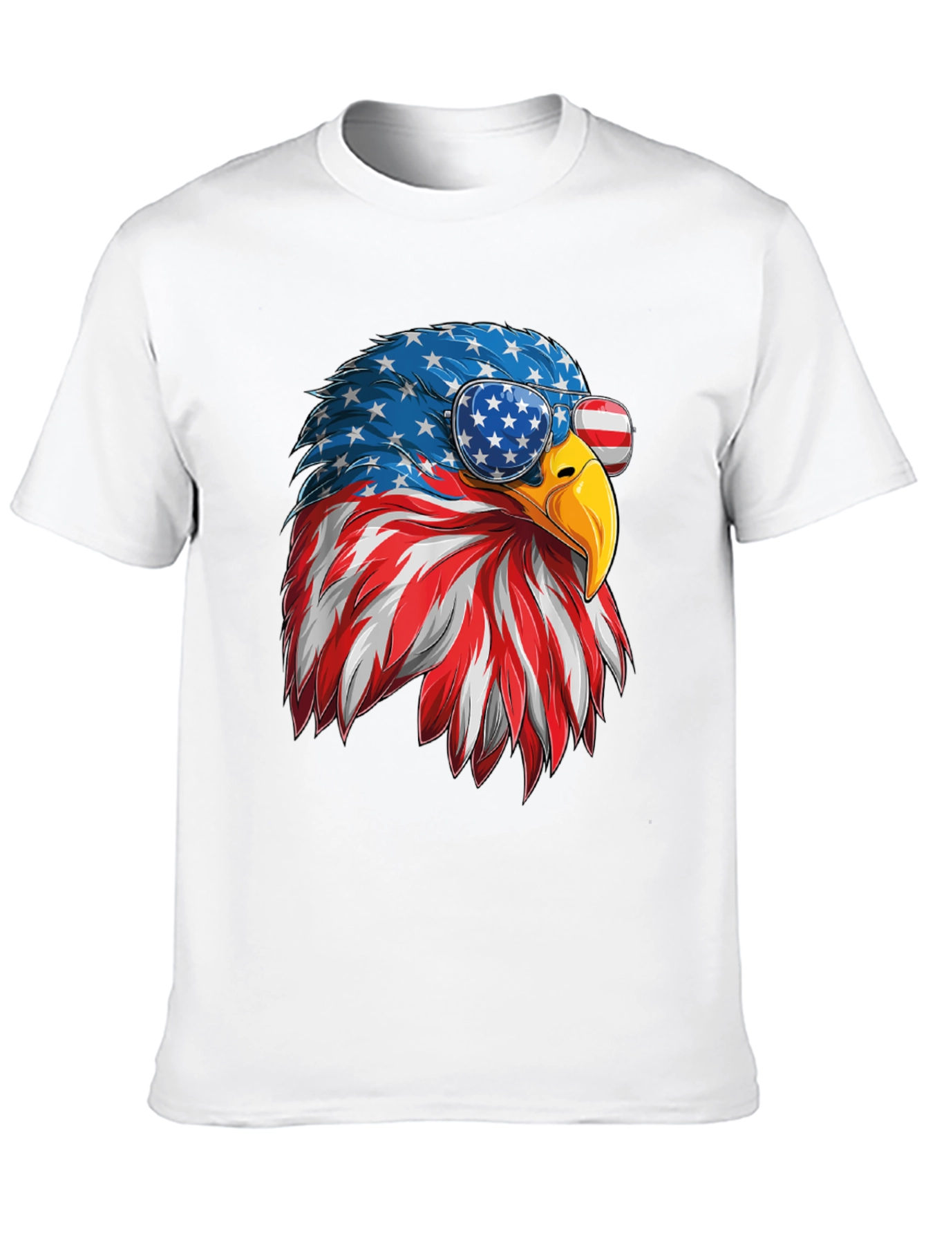 Black Patriotic Eagle Graphic Tee view 10