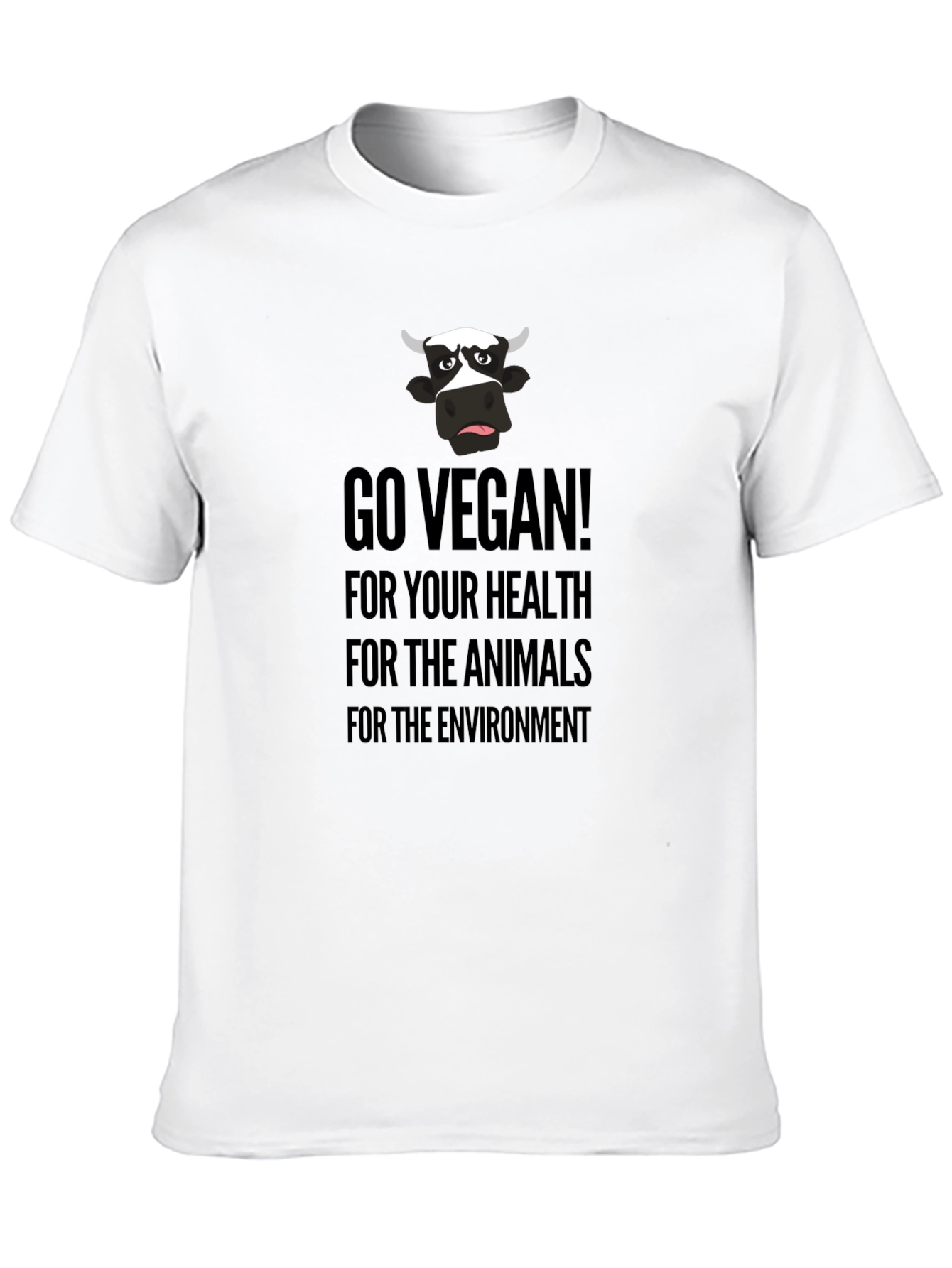 Go Vegan Graphic Tee - Health, Animals, Environment - 10