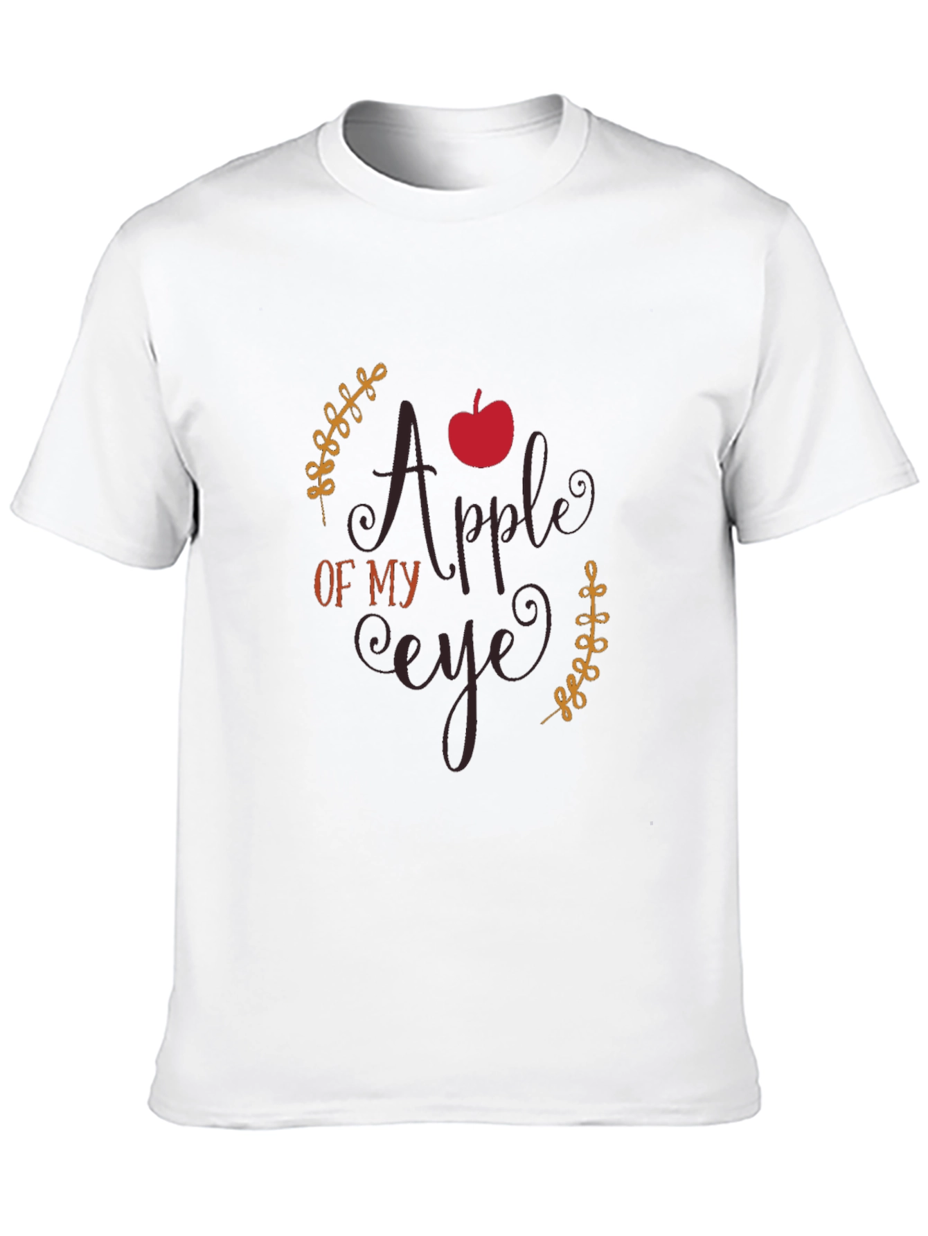 Black Apple of My Eye Graphic Tee - Black view 10