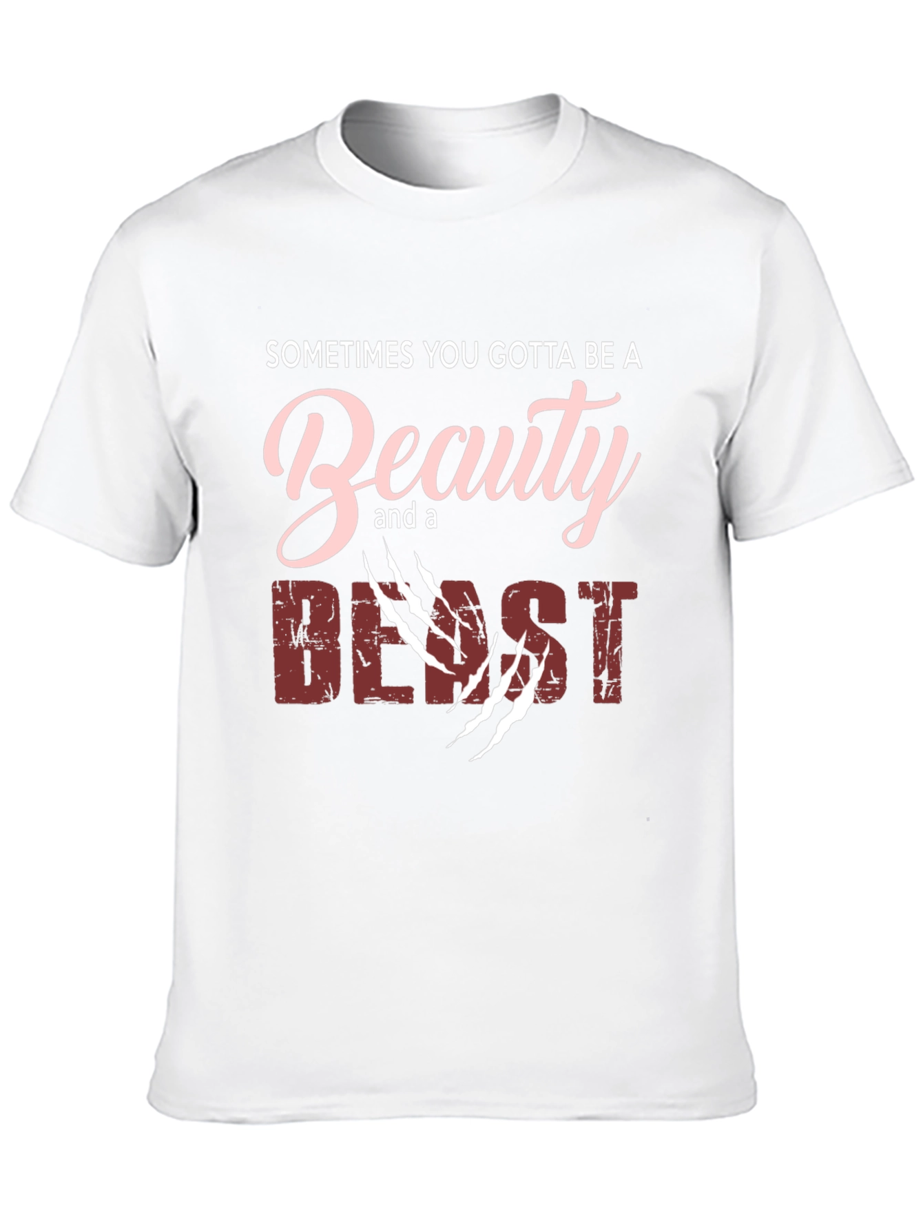 Black Beauty and Beast Graphic Print T-Shirt view 10