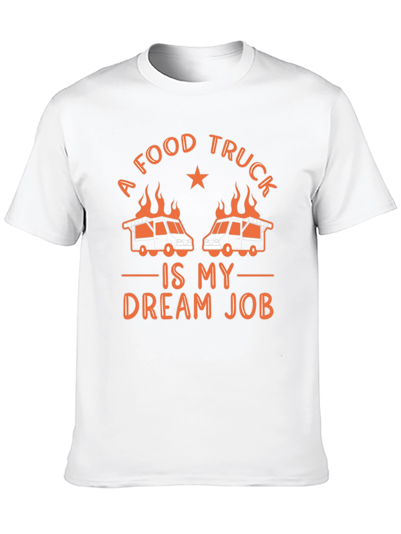 Black Food Truck Dream Job Graphic Tee view 10
