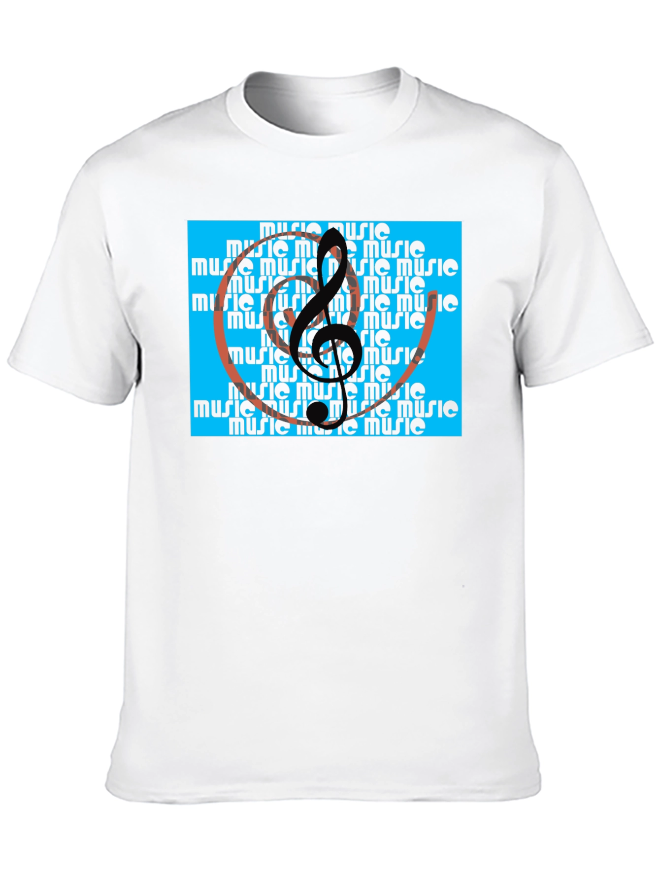 Black Music Note T-Shirt view 10
