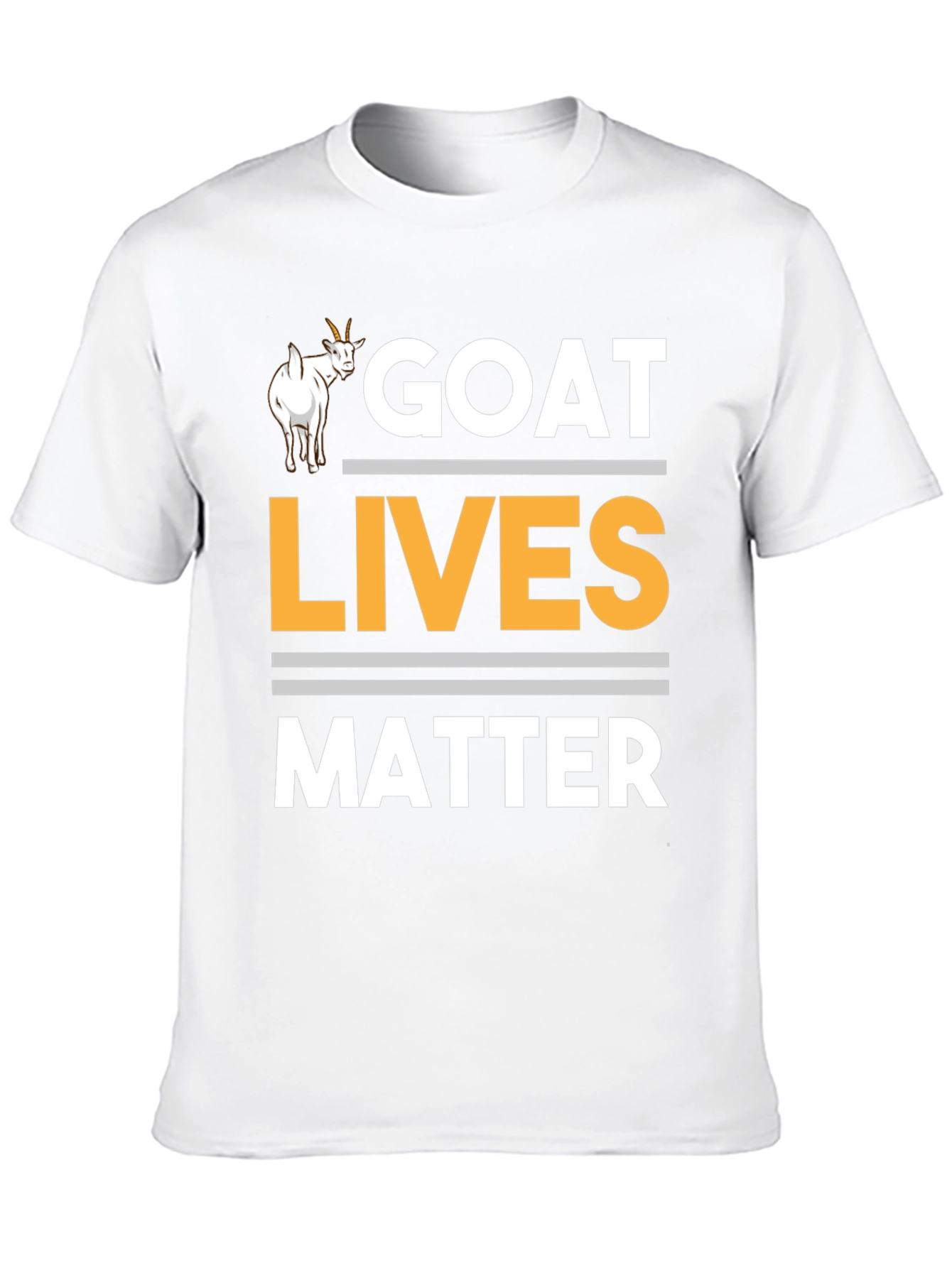 Black Goat Lives Matter T-Shirt - Funny Graphic Tee view 10