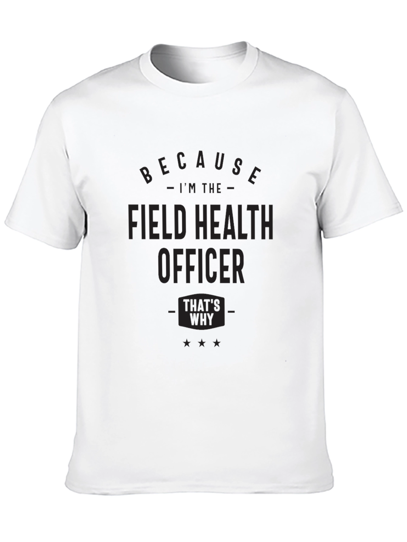 Black Field Health Officer Graphic T-Shirt view 10