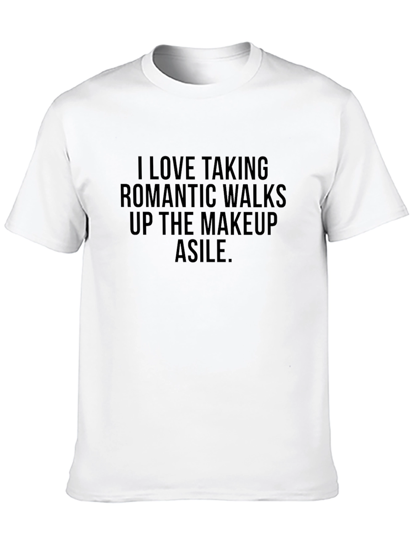 Black Romantic Walks Makeup Aisle T-Shirt view 10