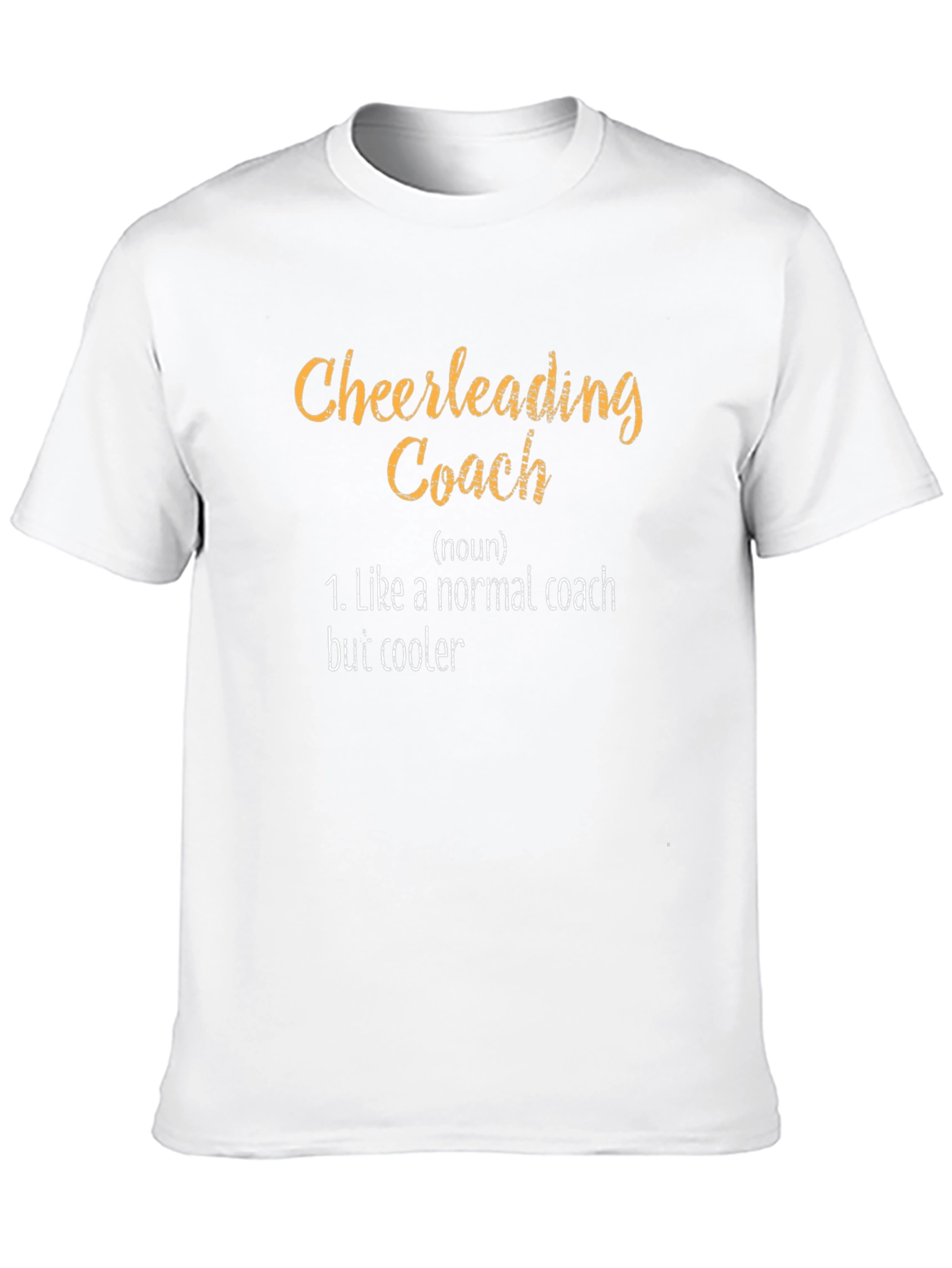 Cheerleading Coach Funny Graphic T-Shirt - 10