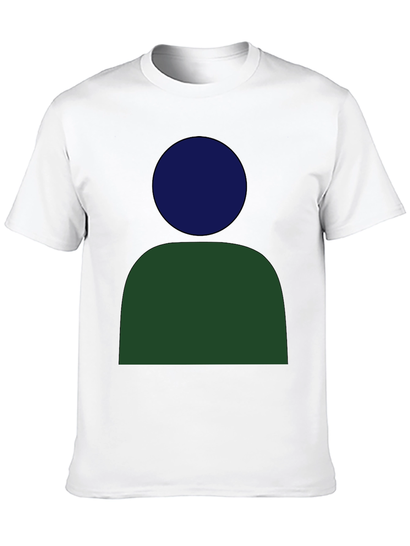 Black Abstract Graphic Tee - Modern Casual Style view 10