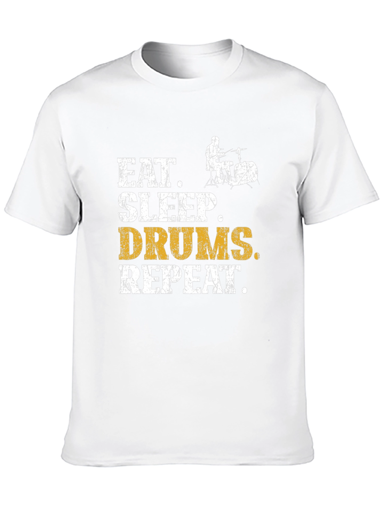 Eat Sleep Drums Repeat Graphic Tee - 10
