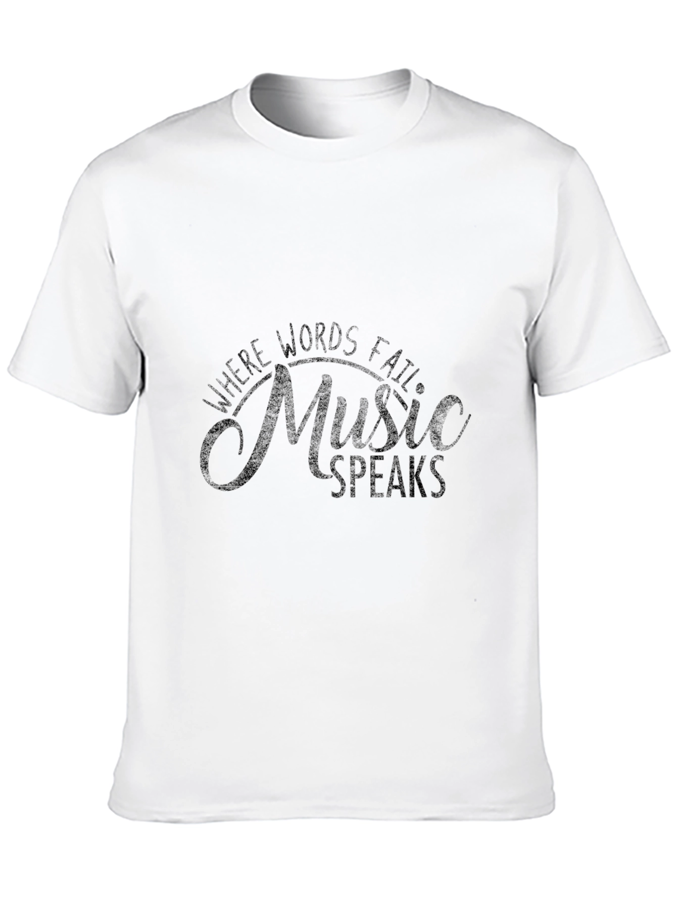 Black Music Speaks Graphic T-Shirt view 10
