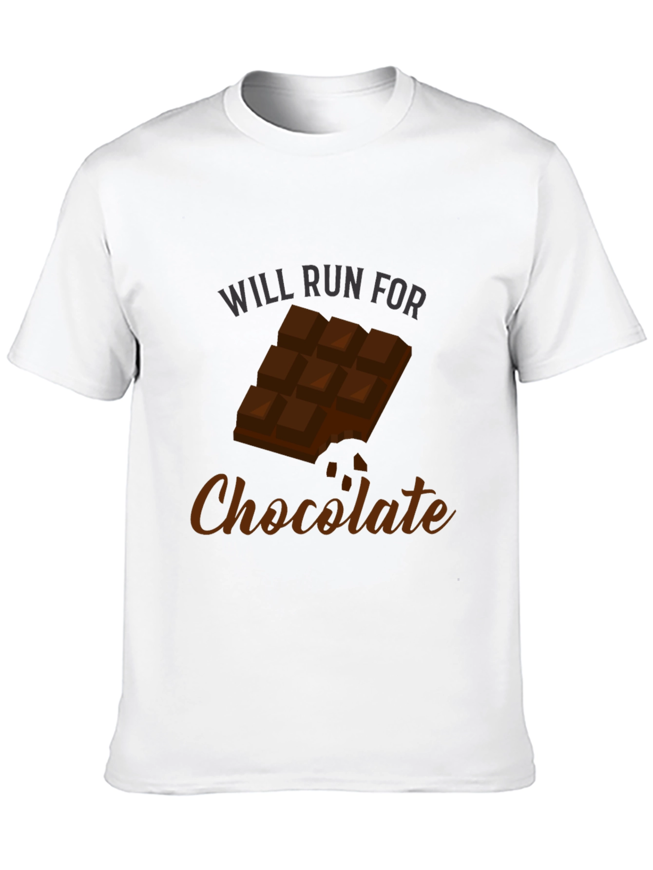Black Will Run For Chocolate Graphic Tee view 10