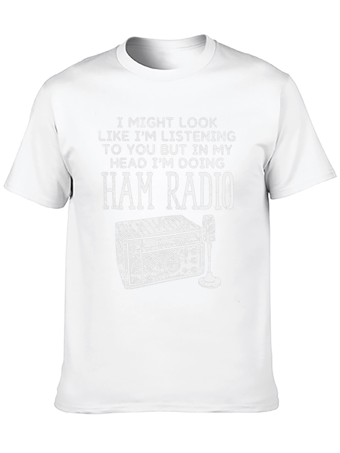 Black Ham Radio Enthusiast T-Shirt view 10