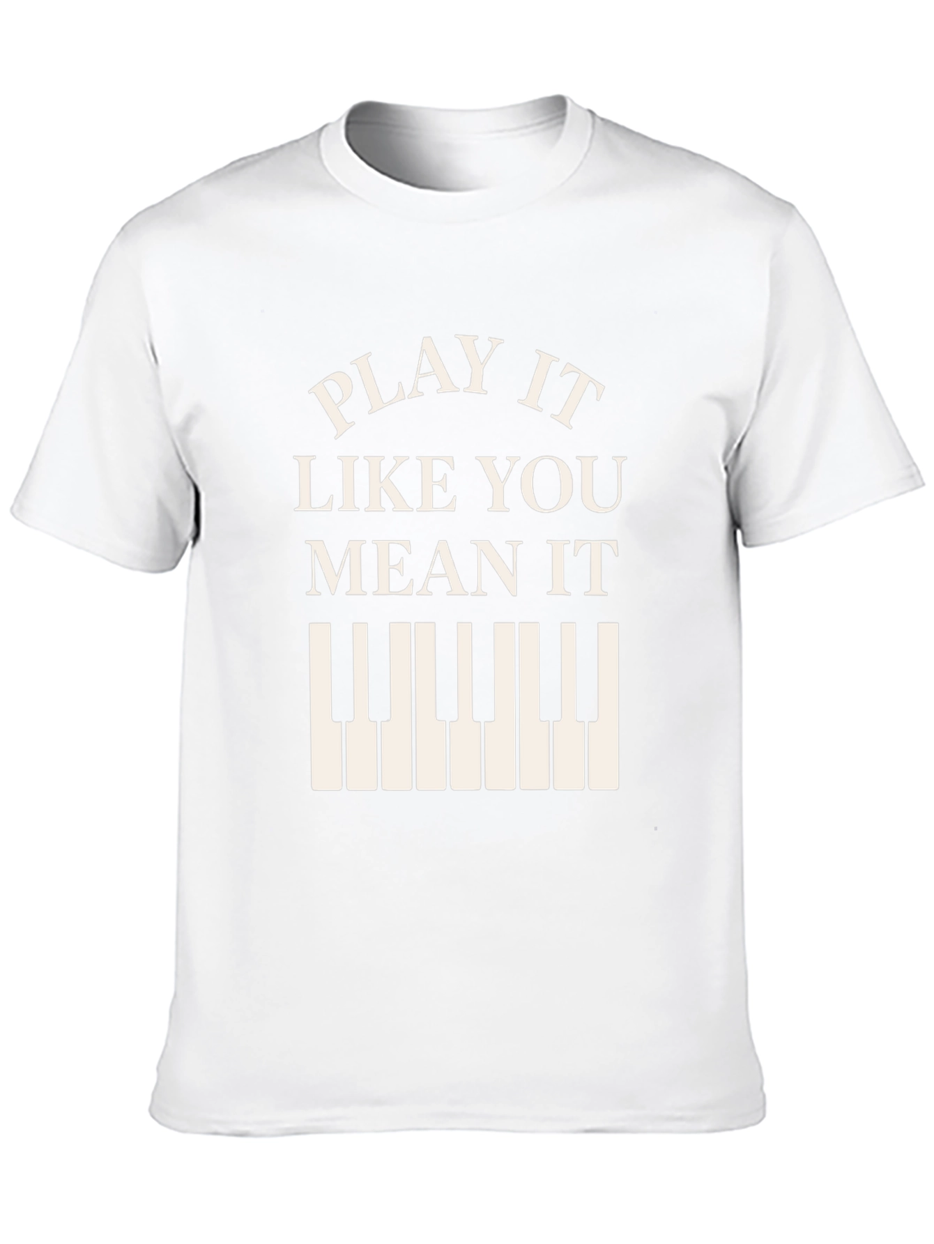 Black Play It Like You Mean It Piano T-Shirt view 10