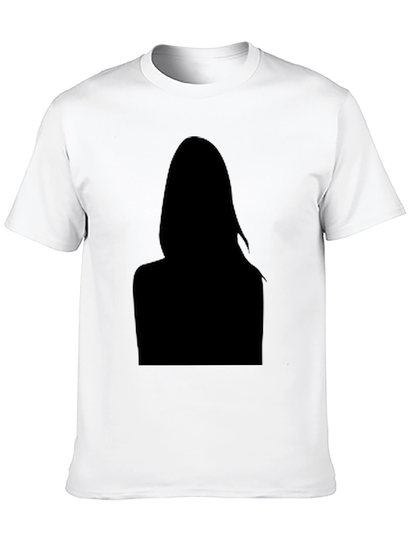 Black Black Silhouette Graphic Tee - Modern Style view 10