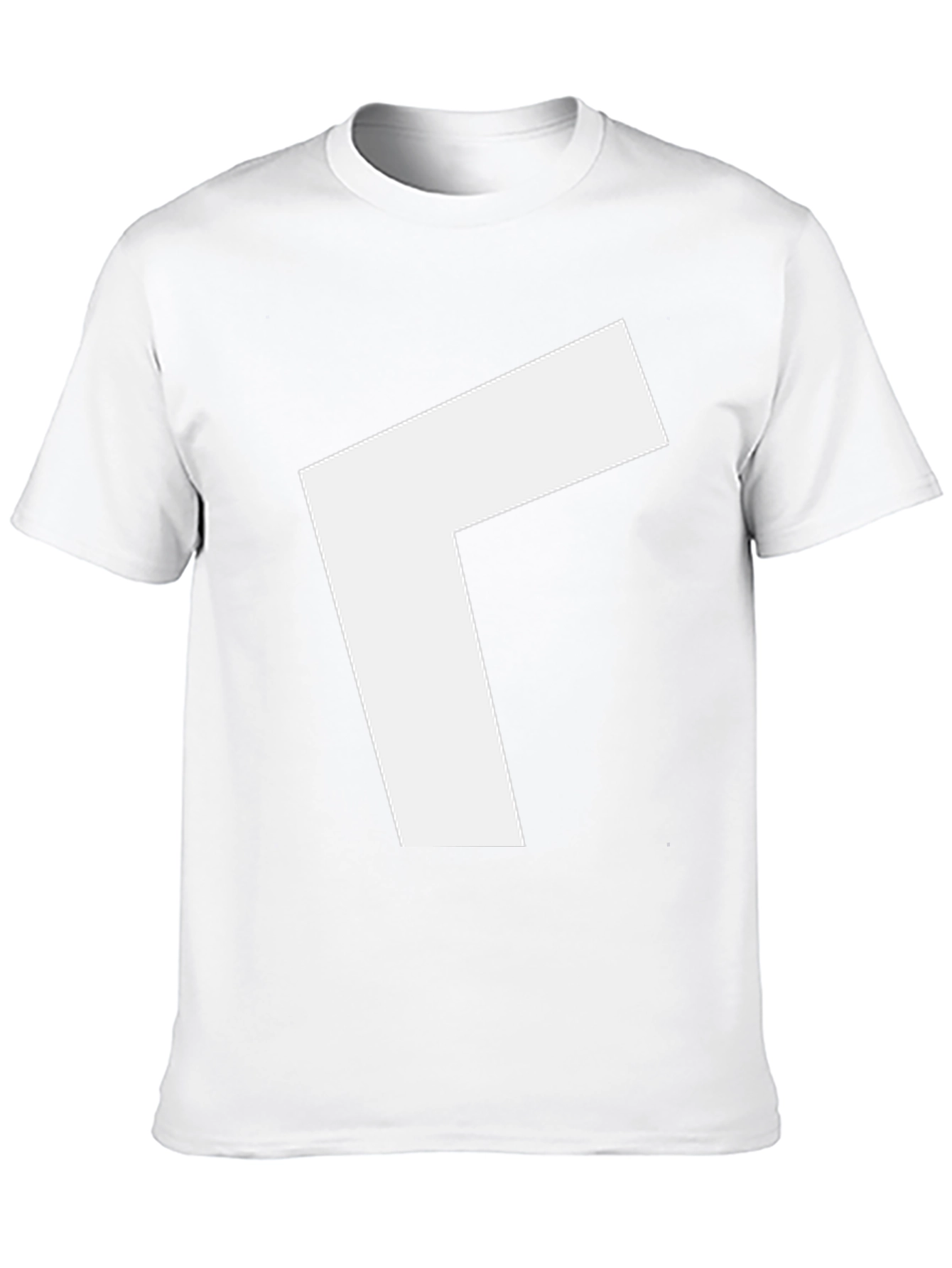 Black Modern Black T-Shirt with White Arrow Design view 10