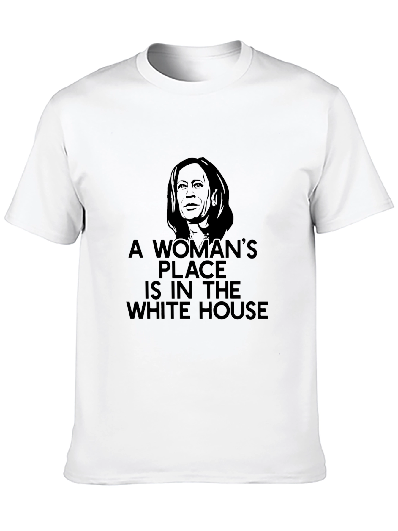 Black Kamala Harris White House T-Shirt view 10
