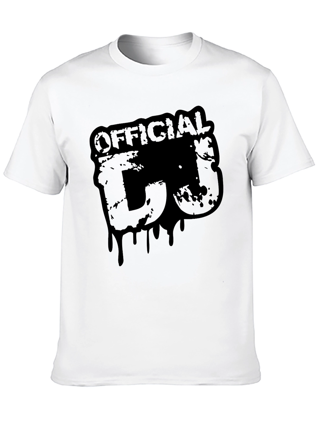 Black Official DJ Black Graphic Print T-Shirt view 10