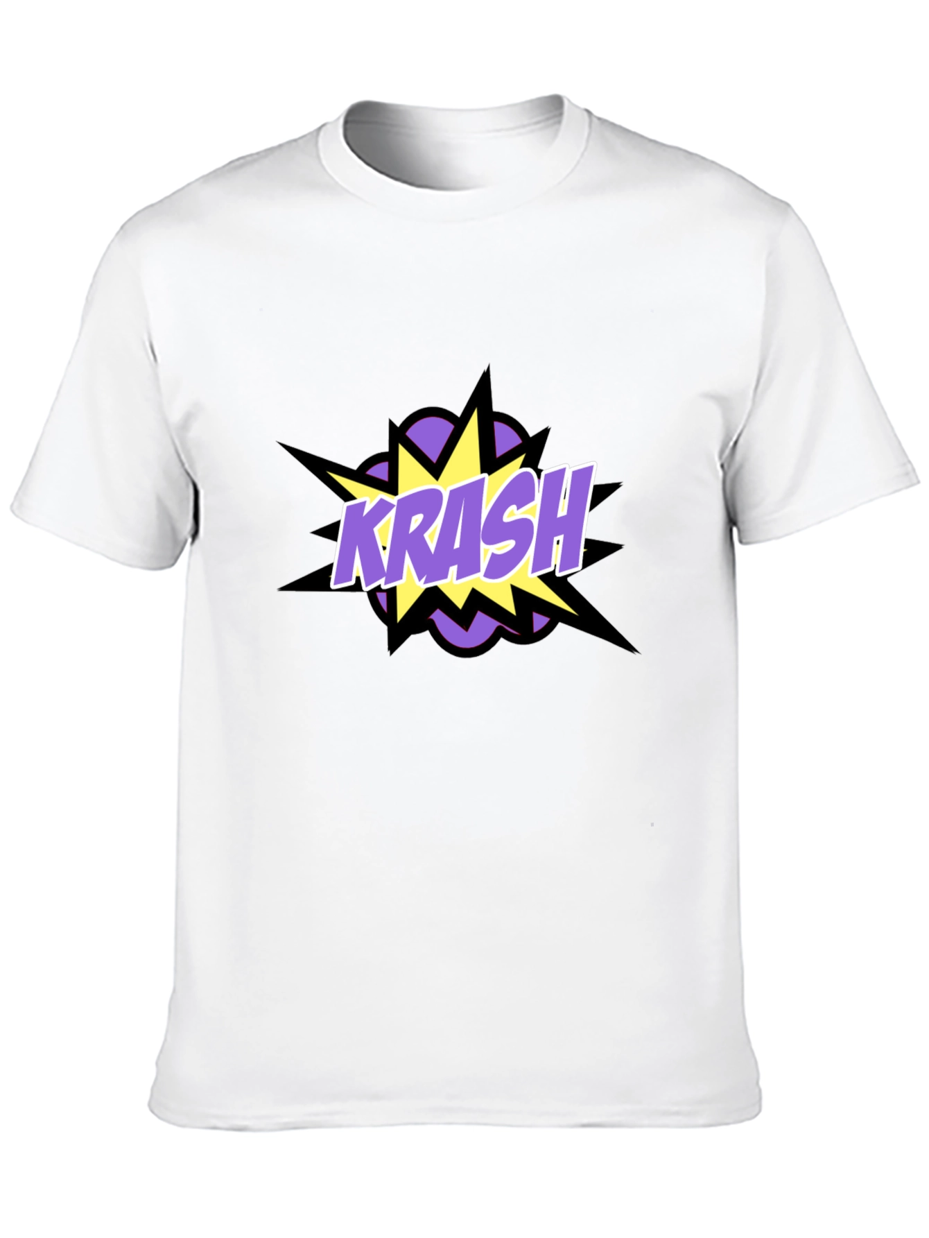 Black Krash Graphic Tee - Black Cotton Blend view 10