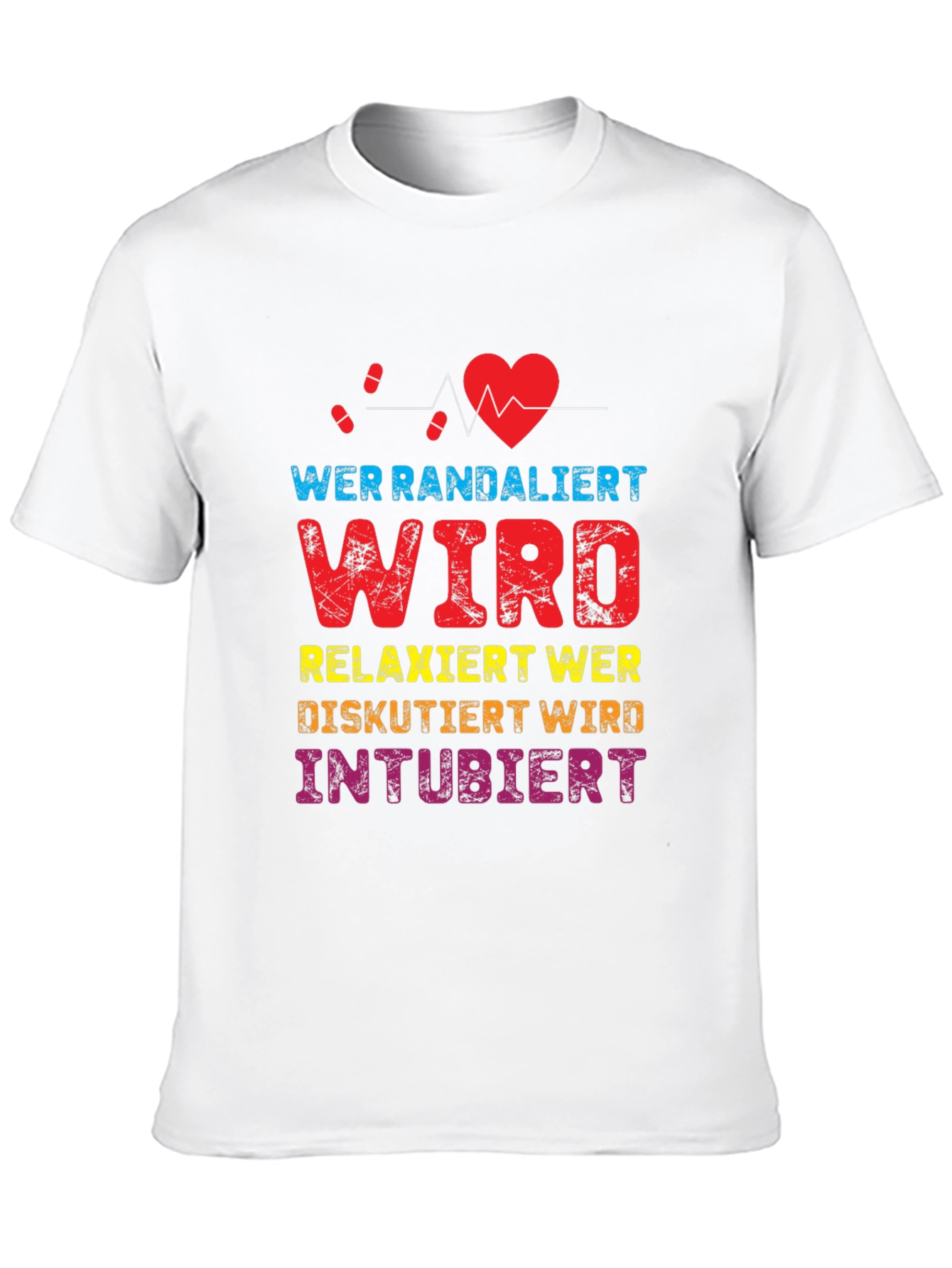 Black Wer Randaliert Funny Medical T-Shirt view 10