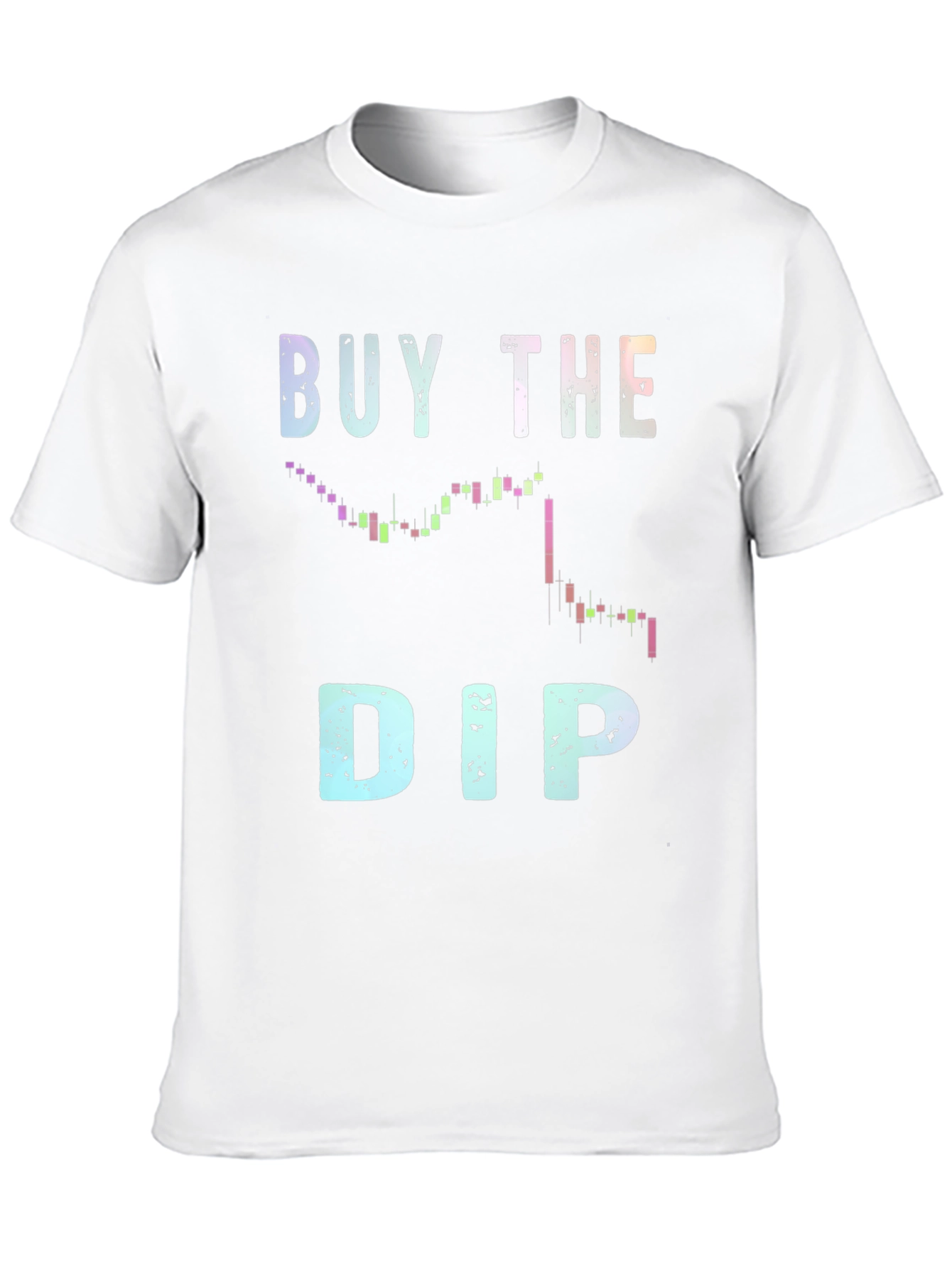 Black Buy the Dip T-Shirt - Crypto Investor Apparel view 10