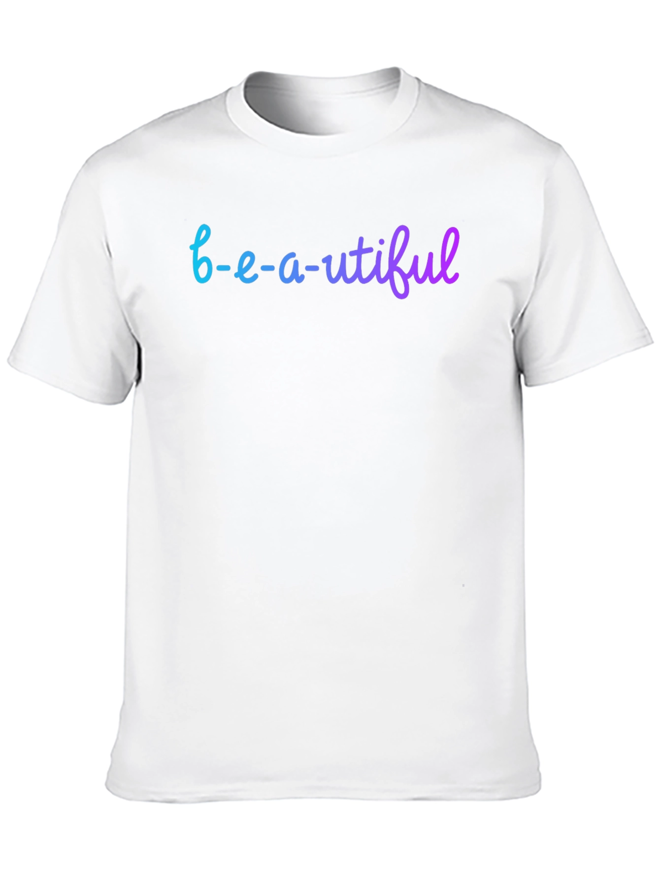 Black Beautiful Gradient Graphic Tee - Stylish Casual Wear view 10