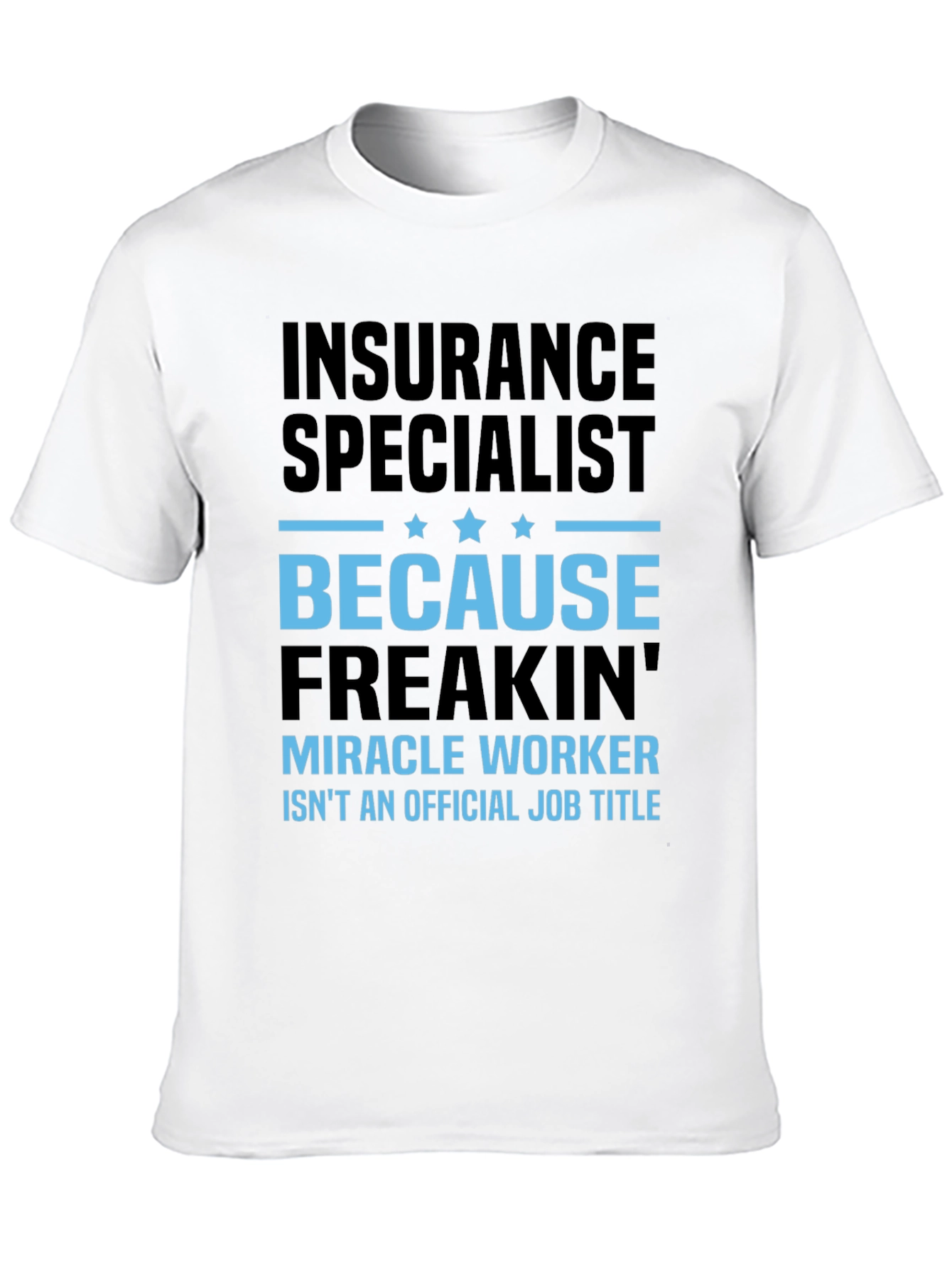 Black Insurance Specialist T-Shirt view 10