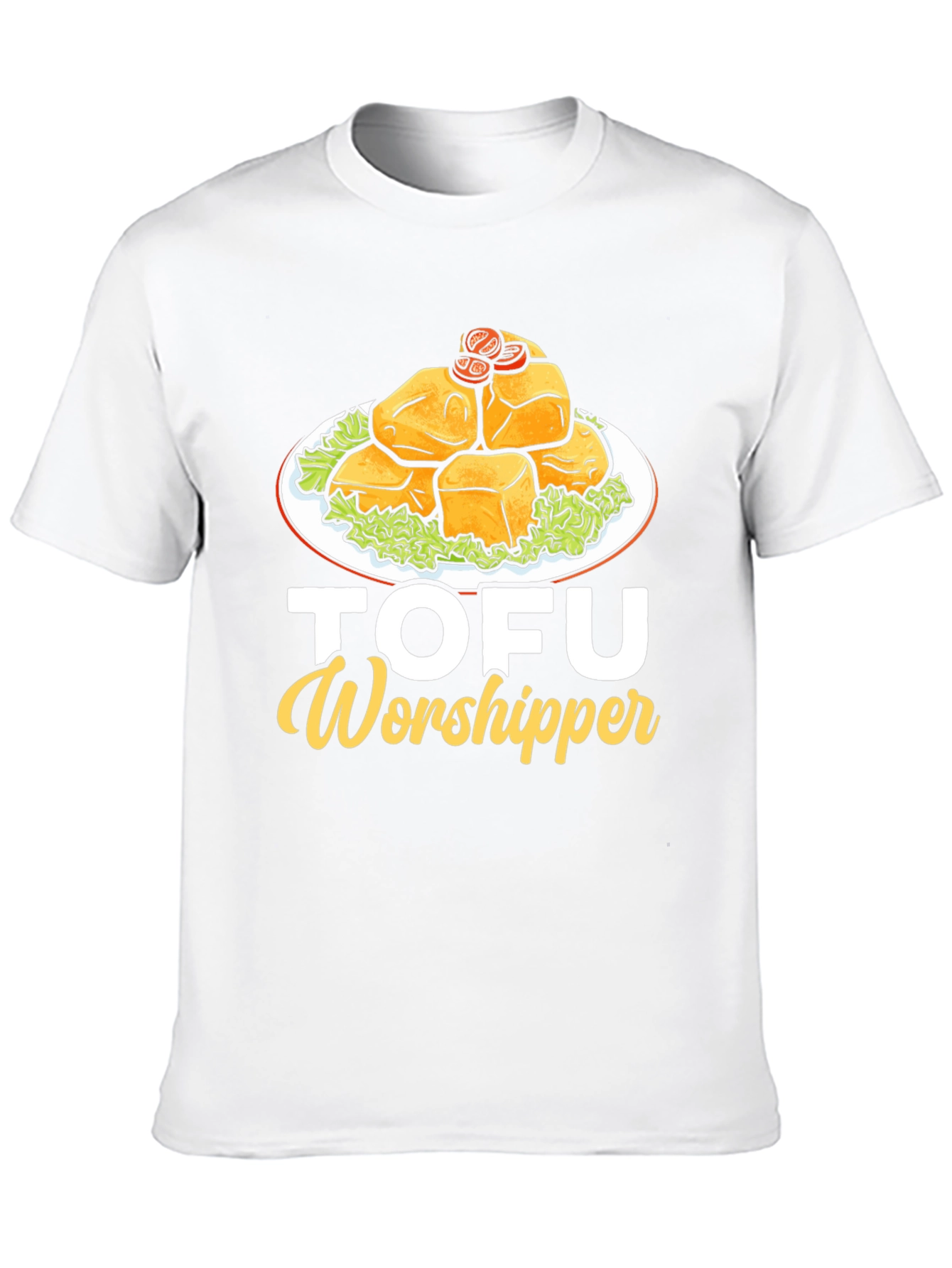 Black Tofu Worshipper Graphic T-Shirt - Vegan Friendly Apparel view 10
