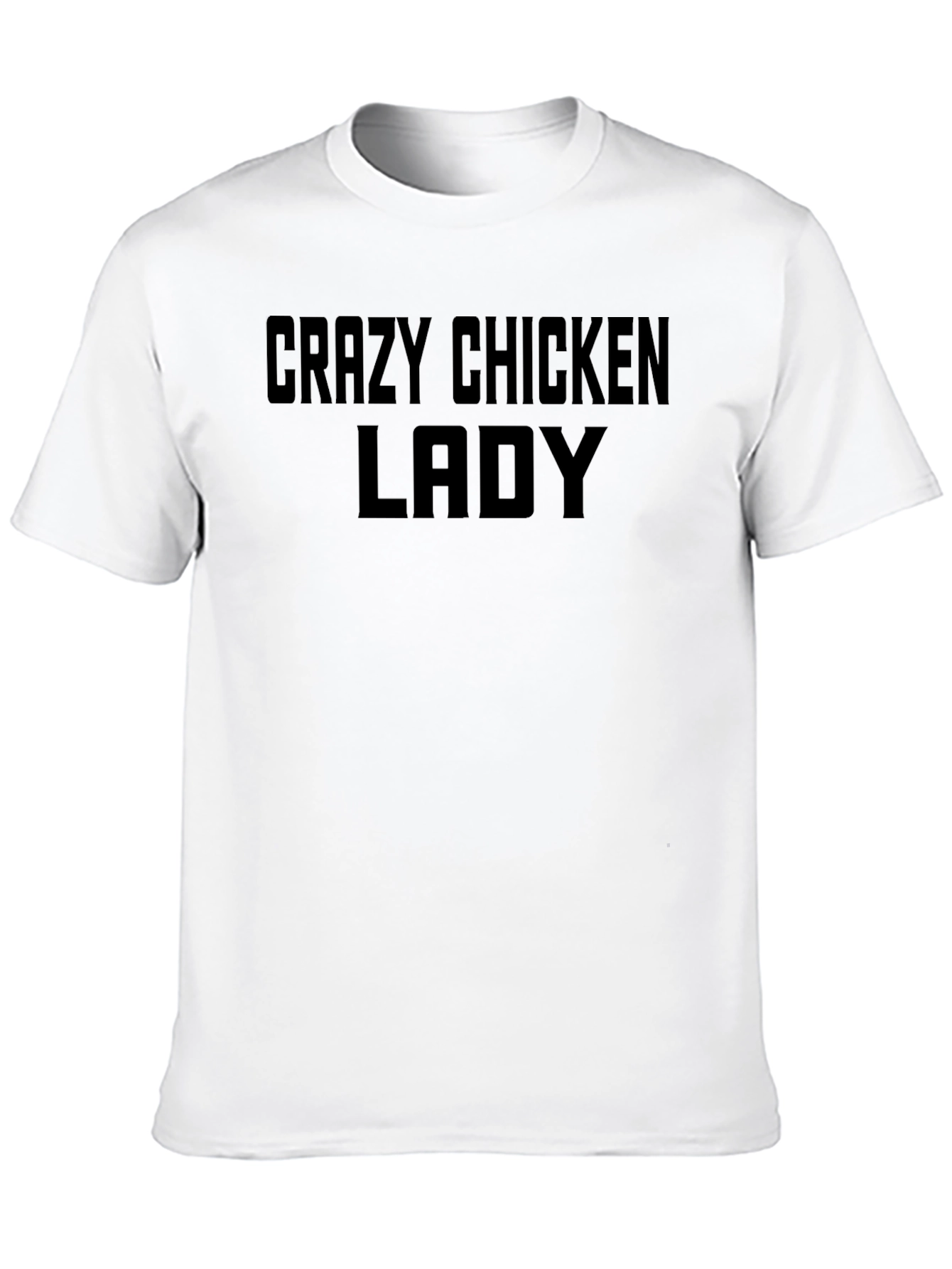 Black Crazy Chicken Lady Black T-Shirt view 10