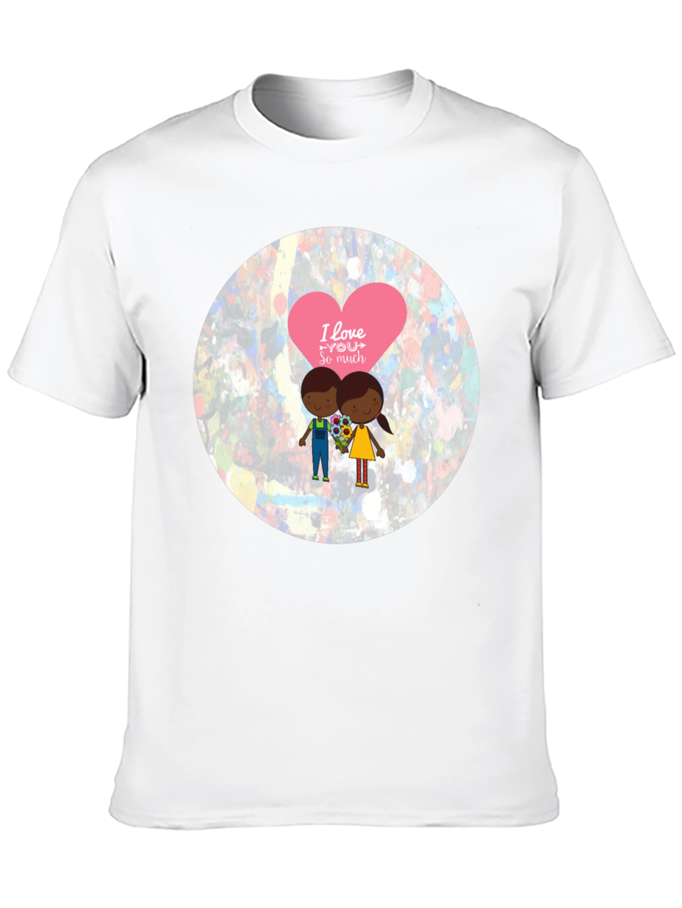 Black I Love You Graphic Tee view 10