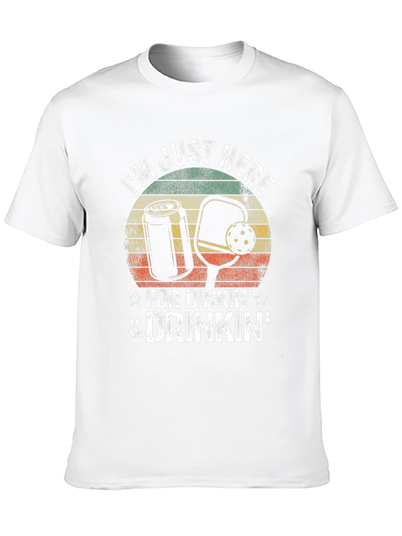 Black Pickleball Dink and Drink Graphic Tee view 10