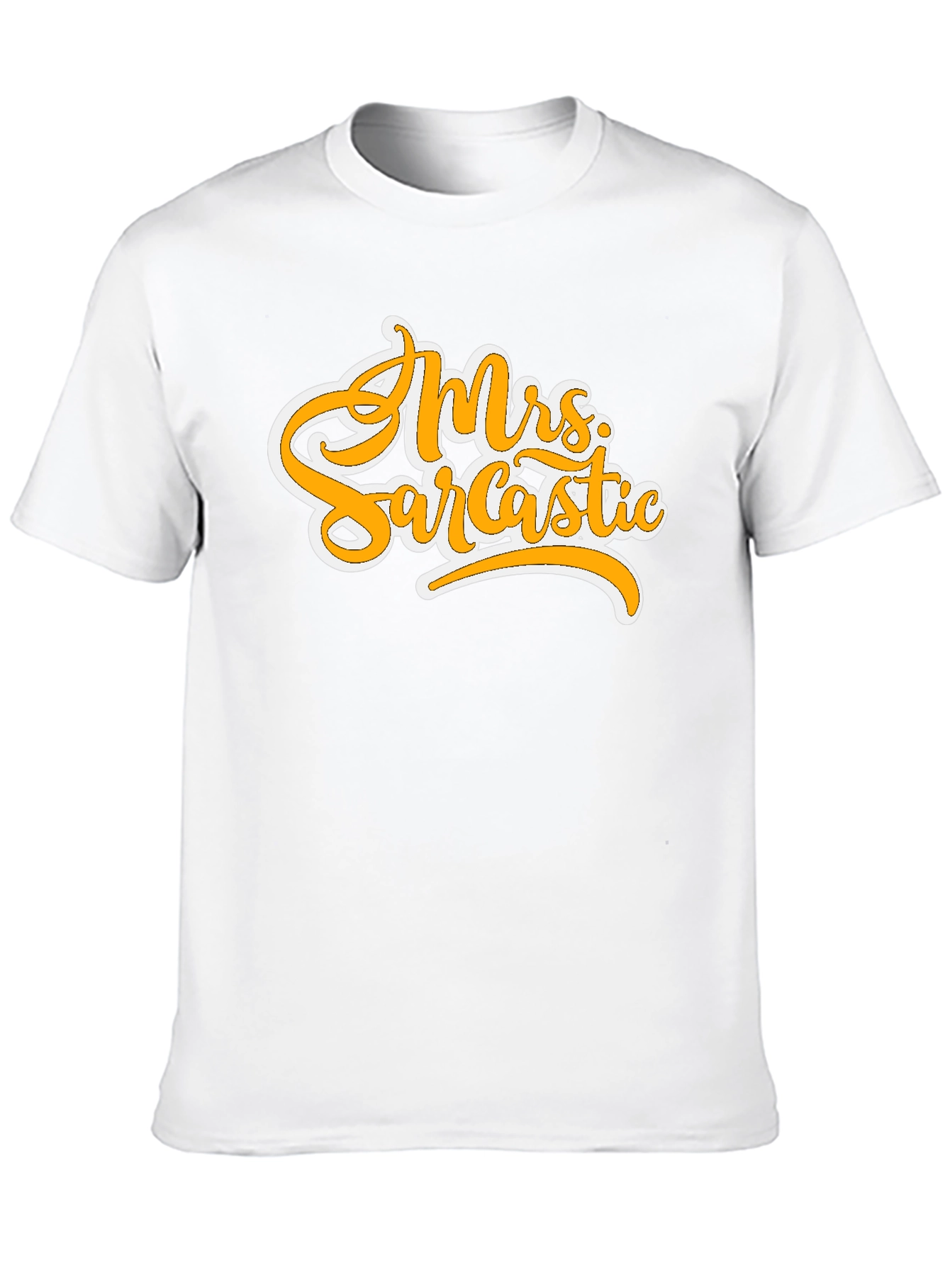 Black Mrs. Sarcastic Graphic T-Shirt - Black view 10