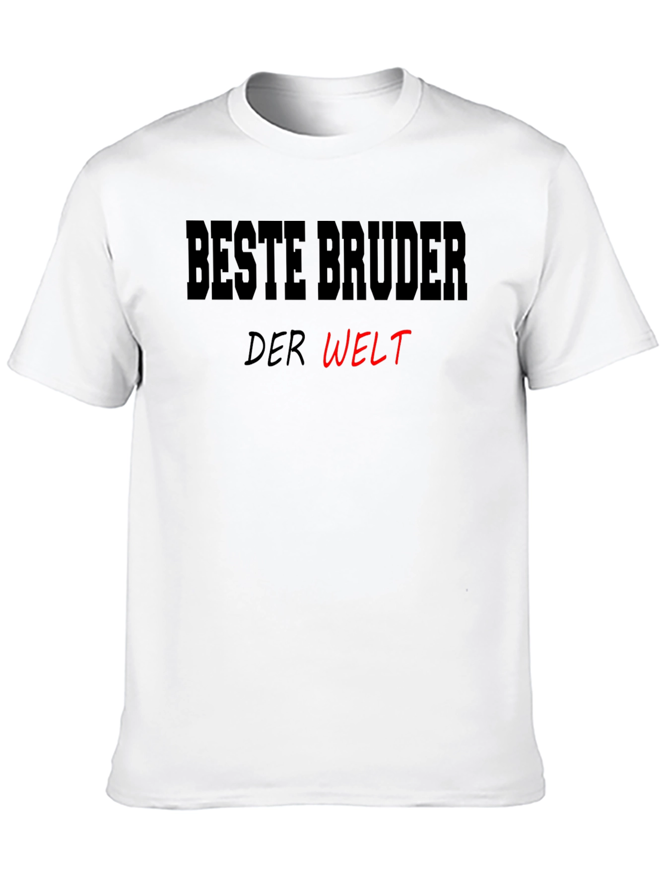 Black Beste Bruder Der Welt Men's Black T-Shirt view 10