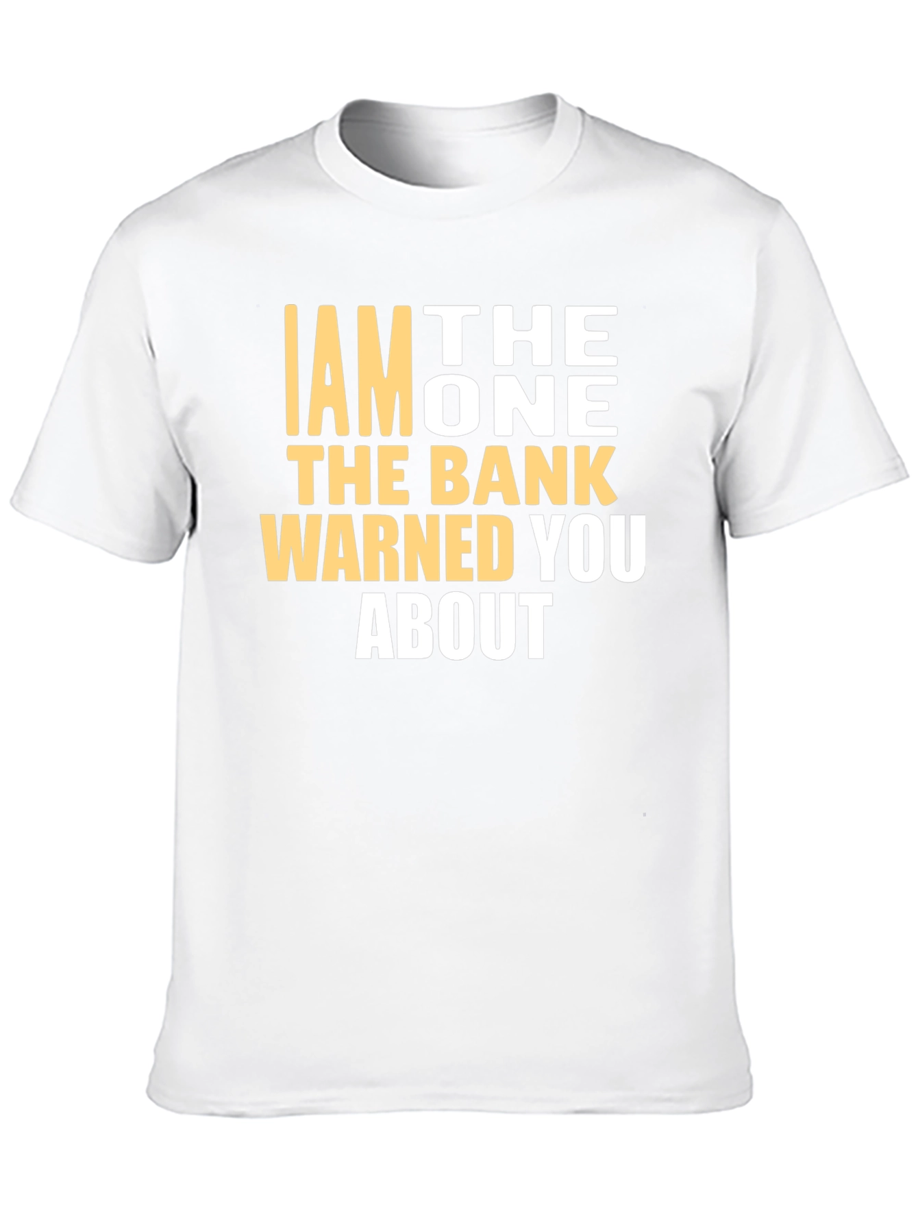 Black I AM THE ONE T-Shirt - Funny Warning Tee view 10