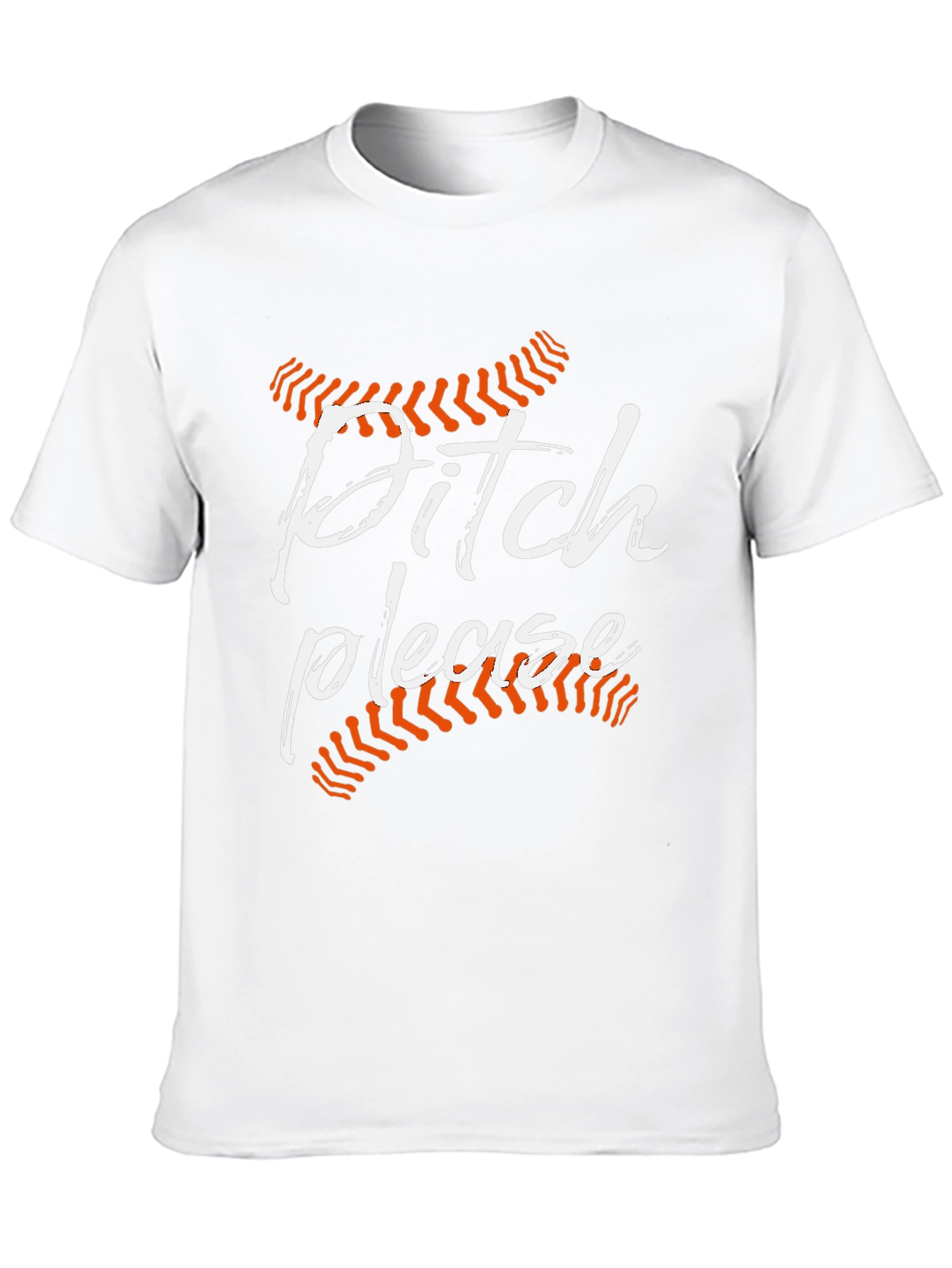 Black Pitch Please Baseball Graphic Tee - Funny Sports T-Shirt view 10