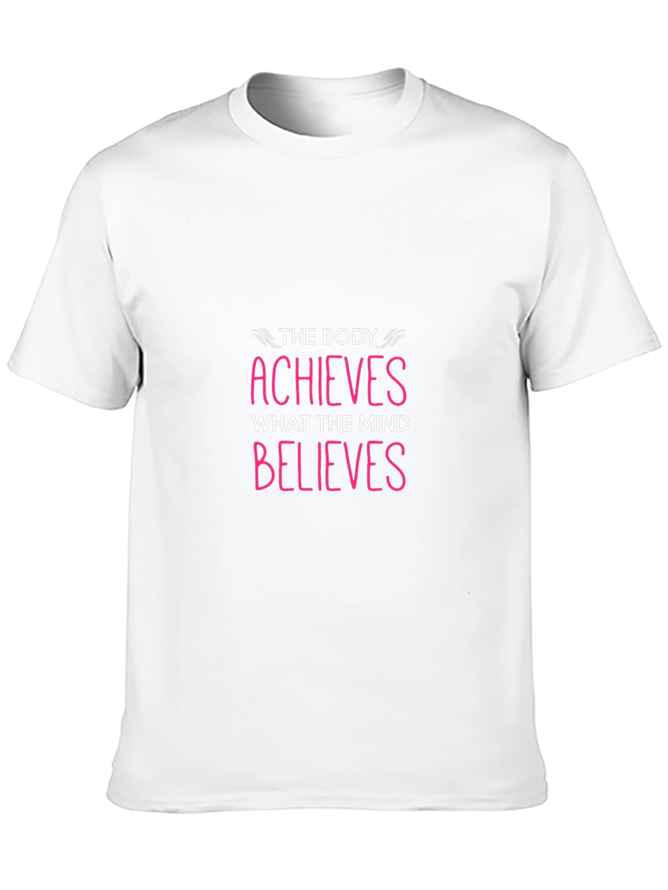 Black Inspirational Body Mind T-Shirt - Achieve Your Goals view 10