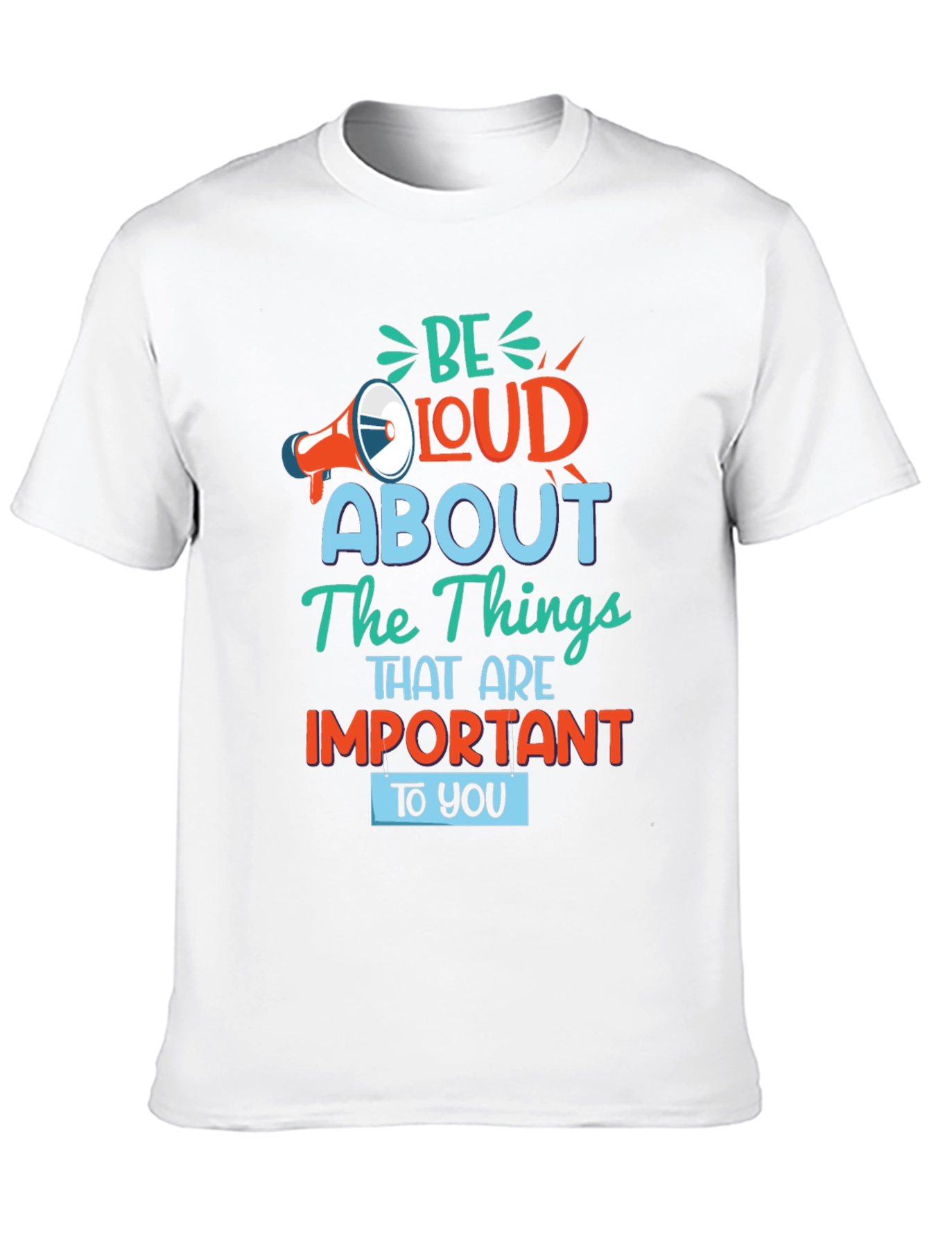 Black Be Loud About The Things Important to You T-Shirt view 10