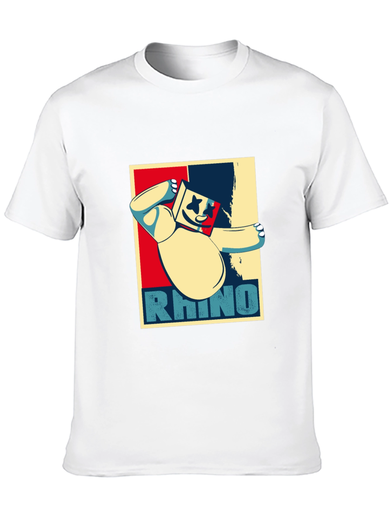 Black Rhino Graphic T-Shirt - Cool Design view 10