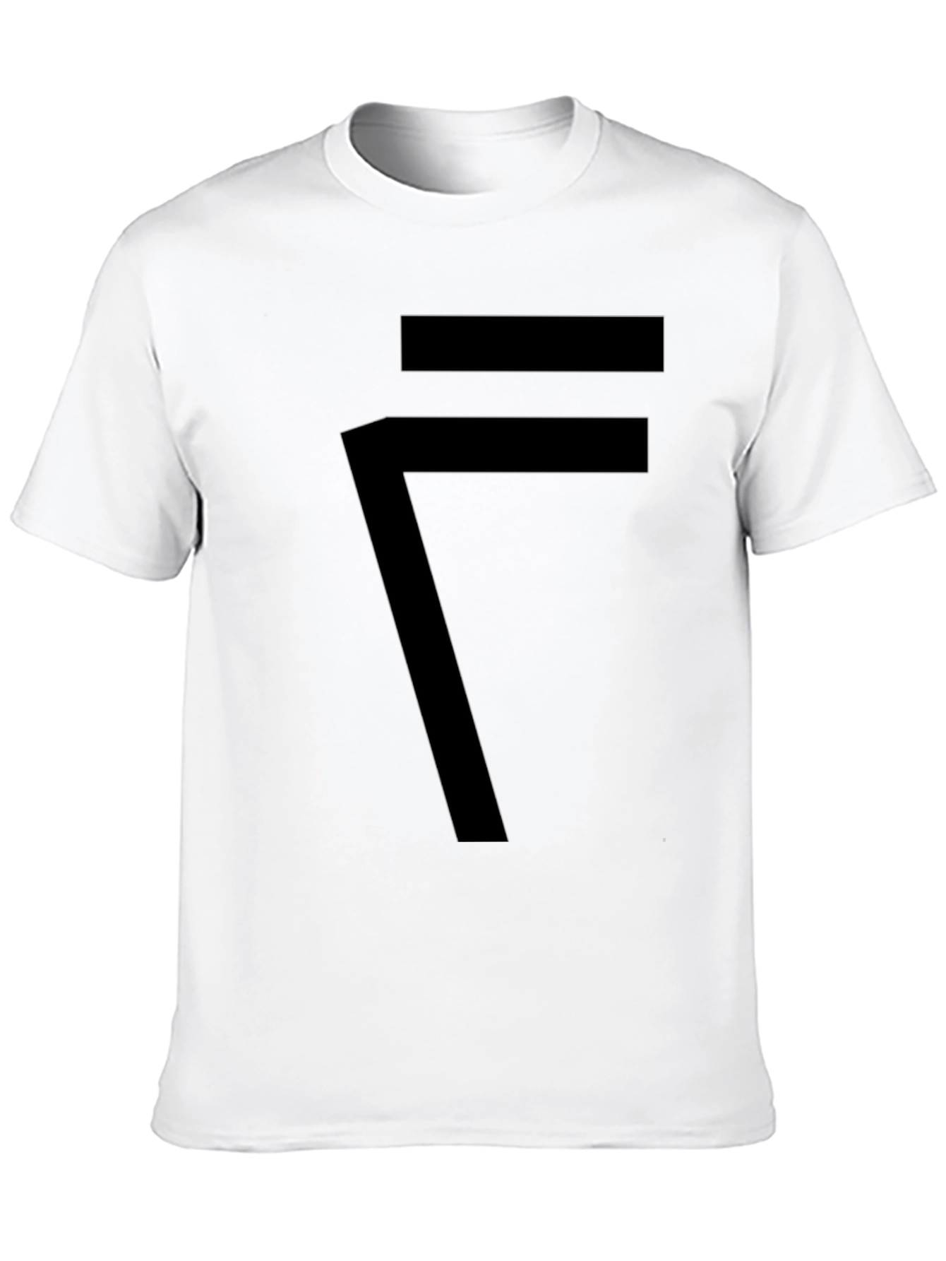 Black Modern Graphic Tee - Minimalist Design view 10